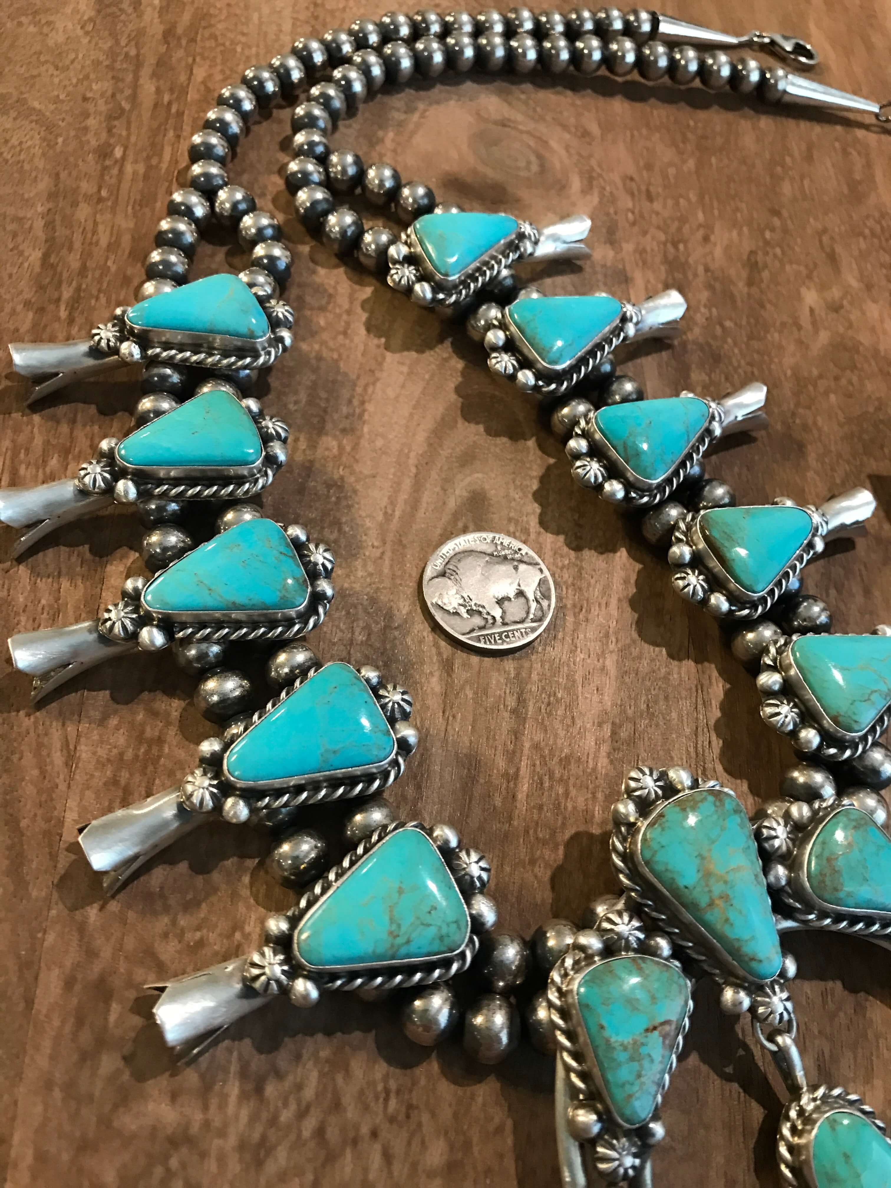 The Cotulla Squash Blossom Necklace Set - Image 4