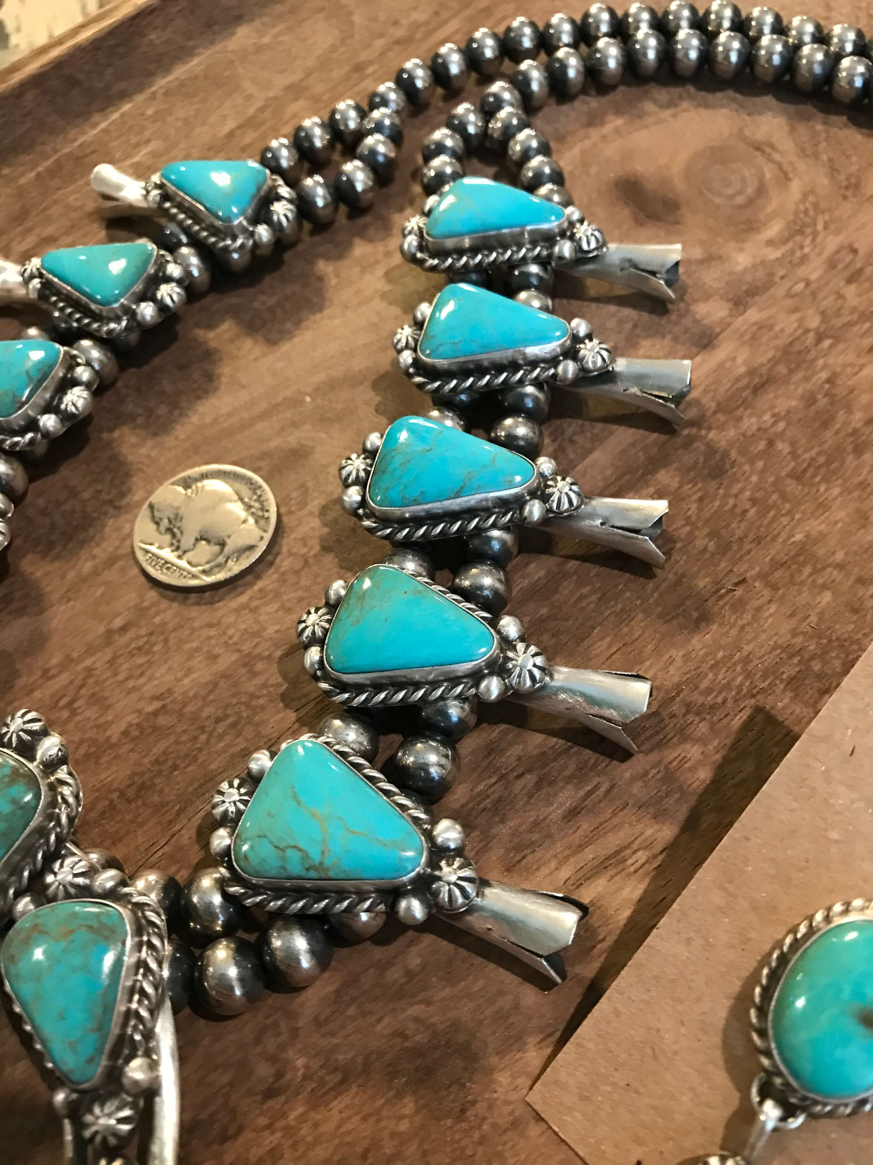 The Cotulla Squash Blossom Necklace Set - Image 5