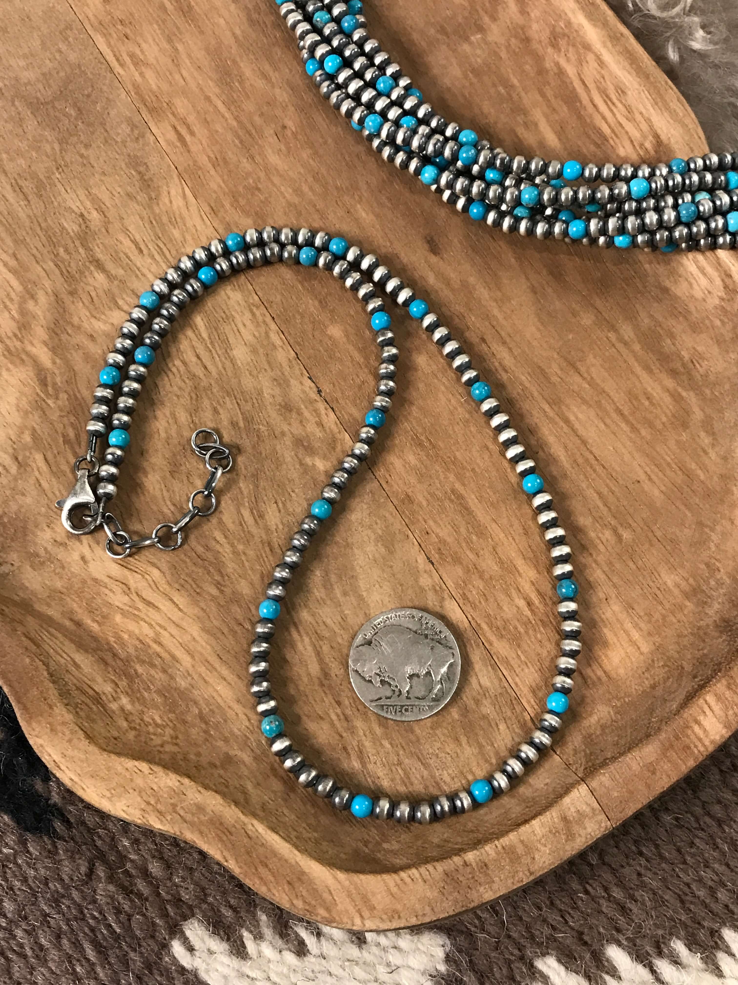 The Dallam Necklace in Blue - Image 4