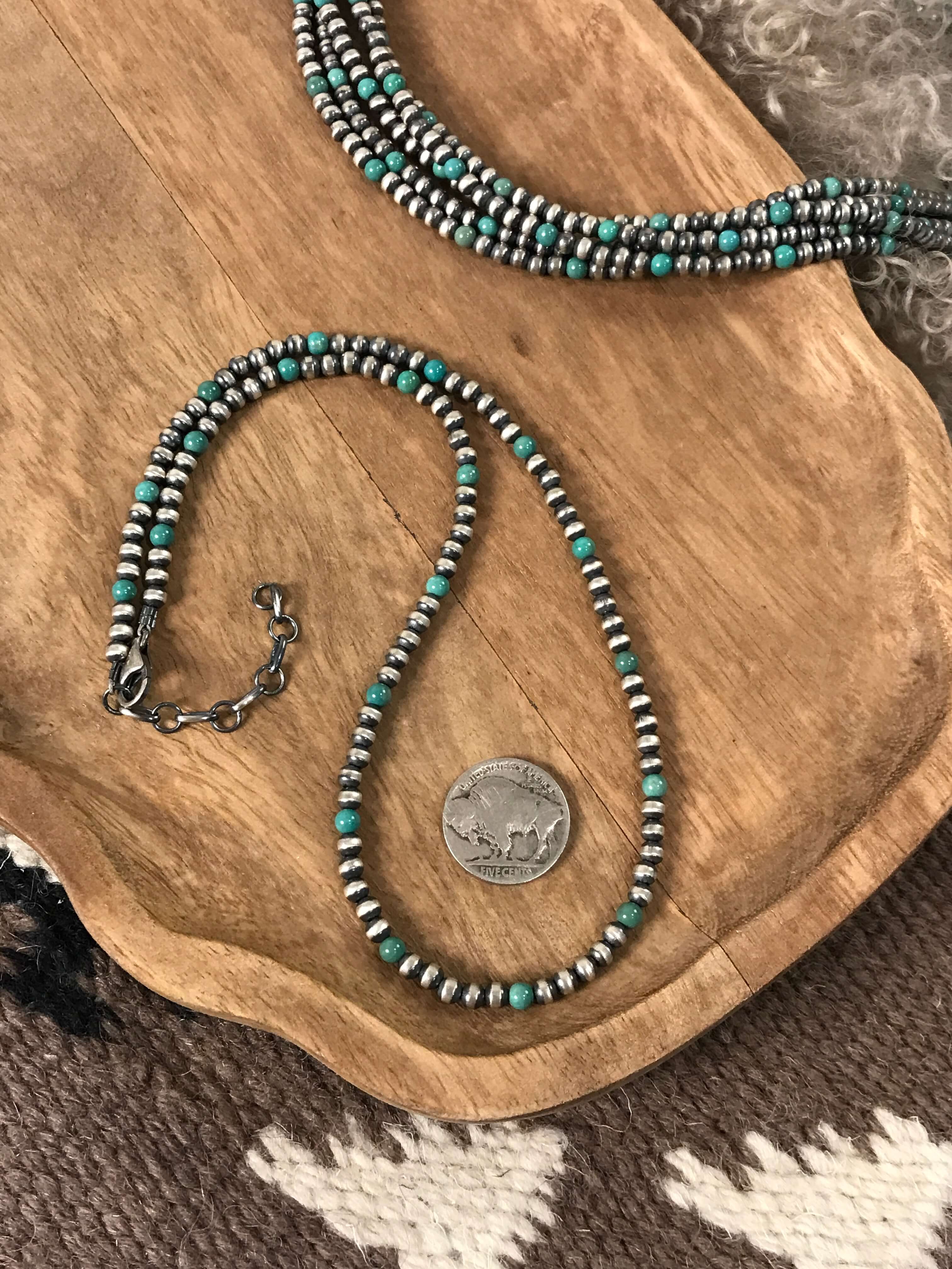 The Dallam Necklace in Green - Image 4