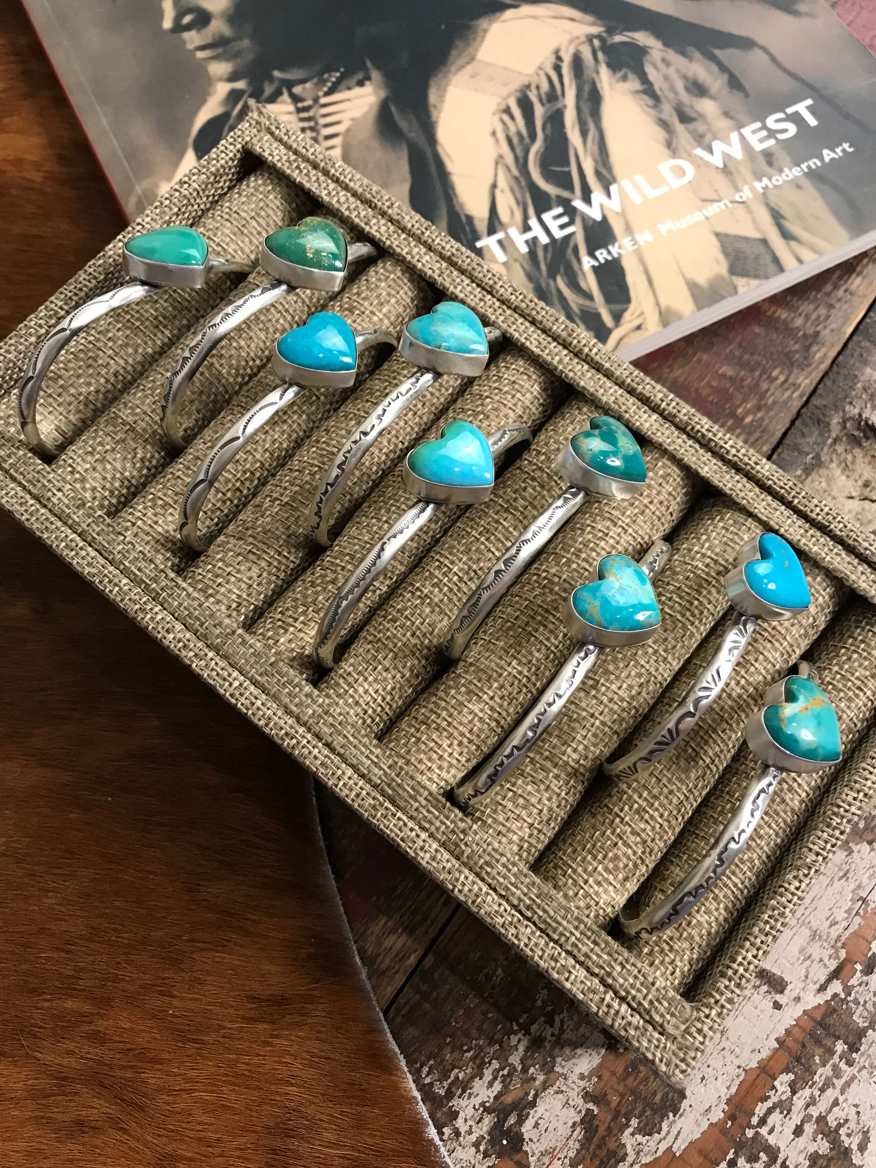 The Darling Turquoise Heart Cuffs - Image 3