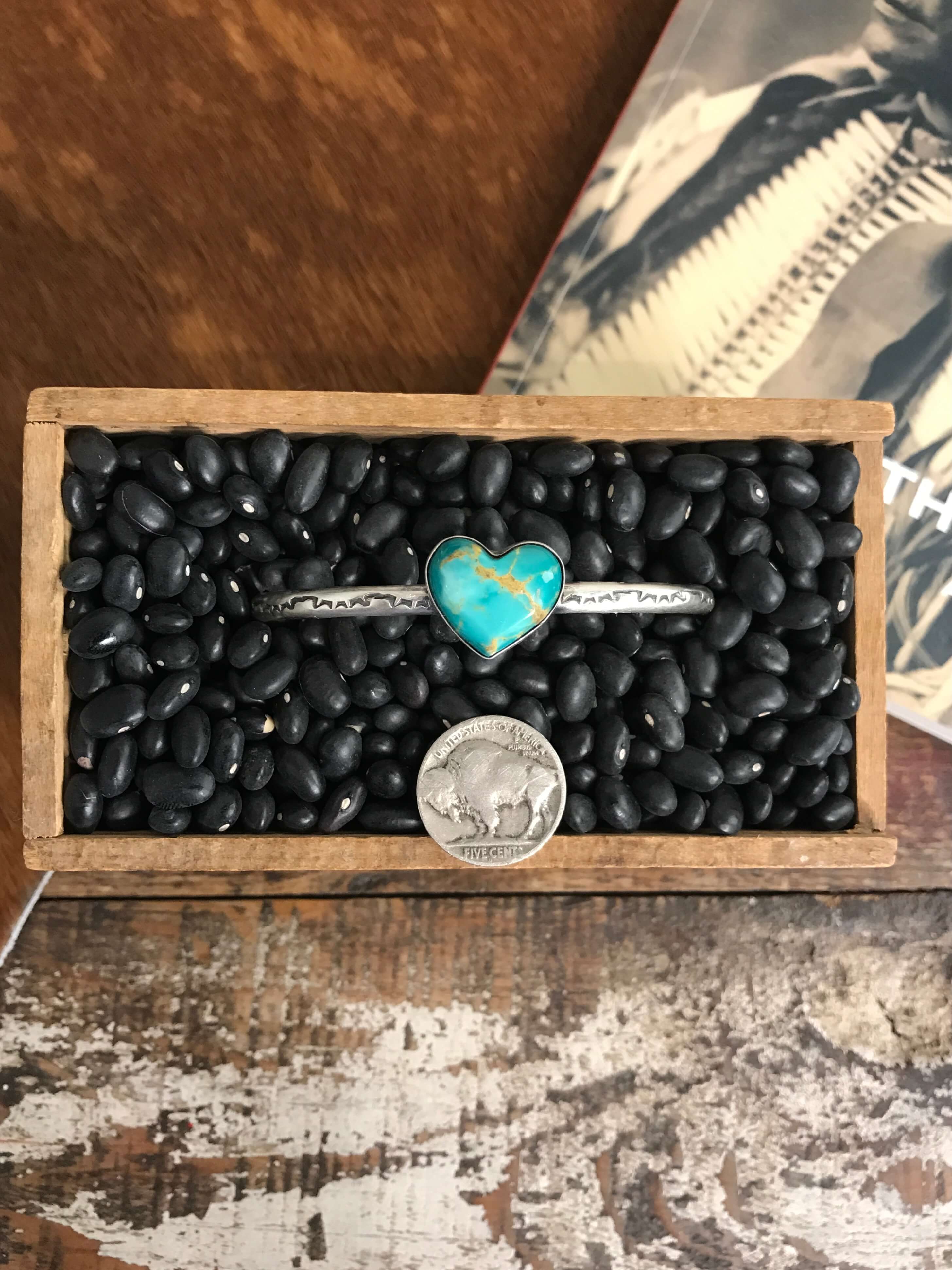 The Darling Turquoise Heart Cuffs - Image 4