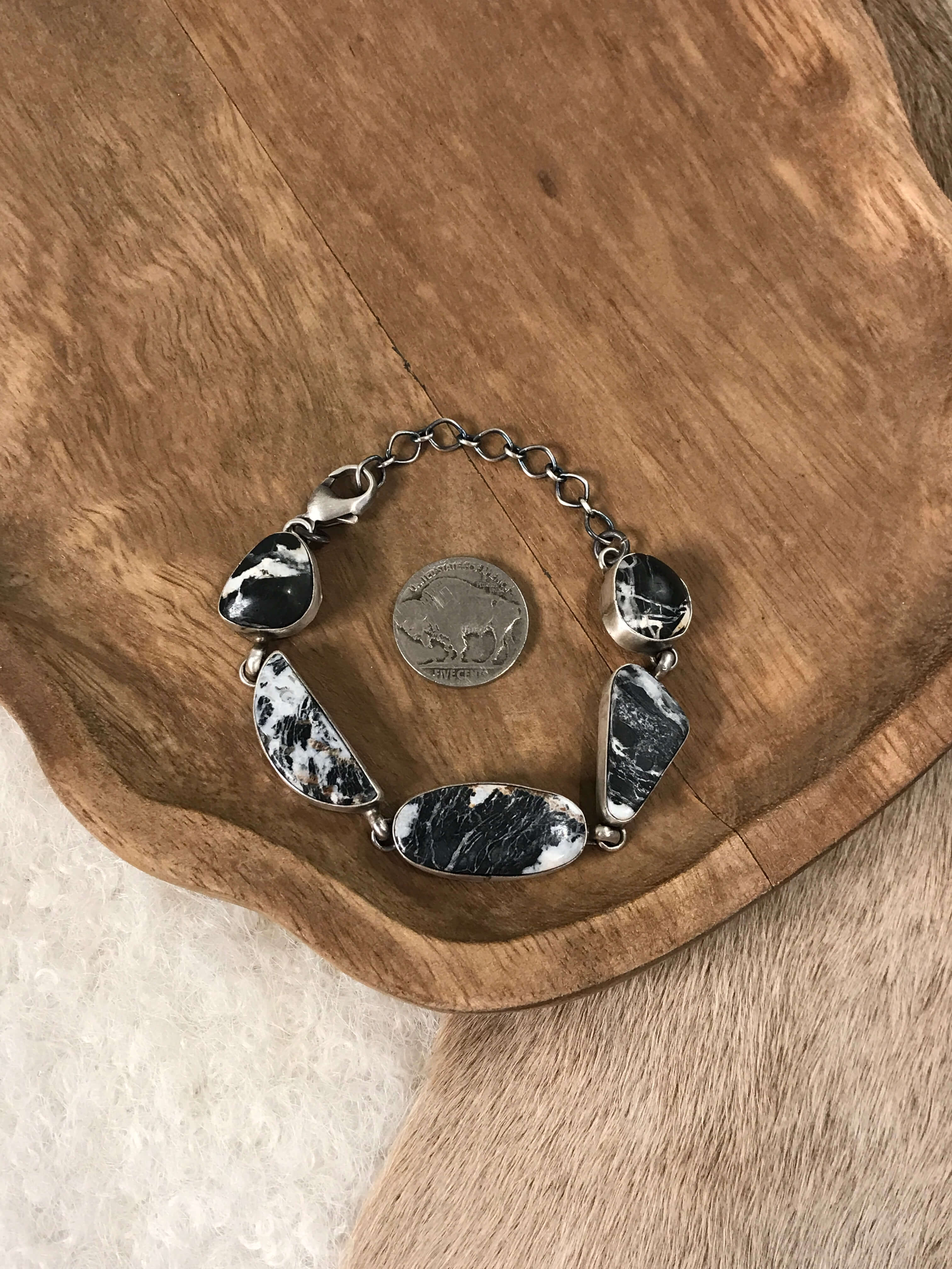 The Dekalb 5 Stone Link Bracelets, 1 - Image 3