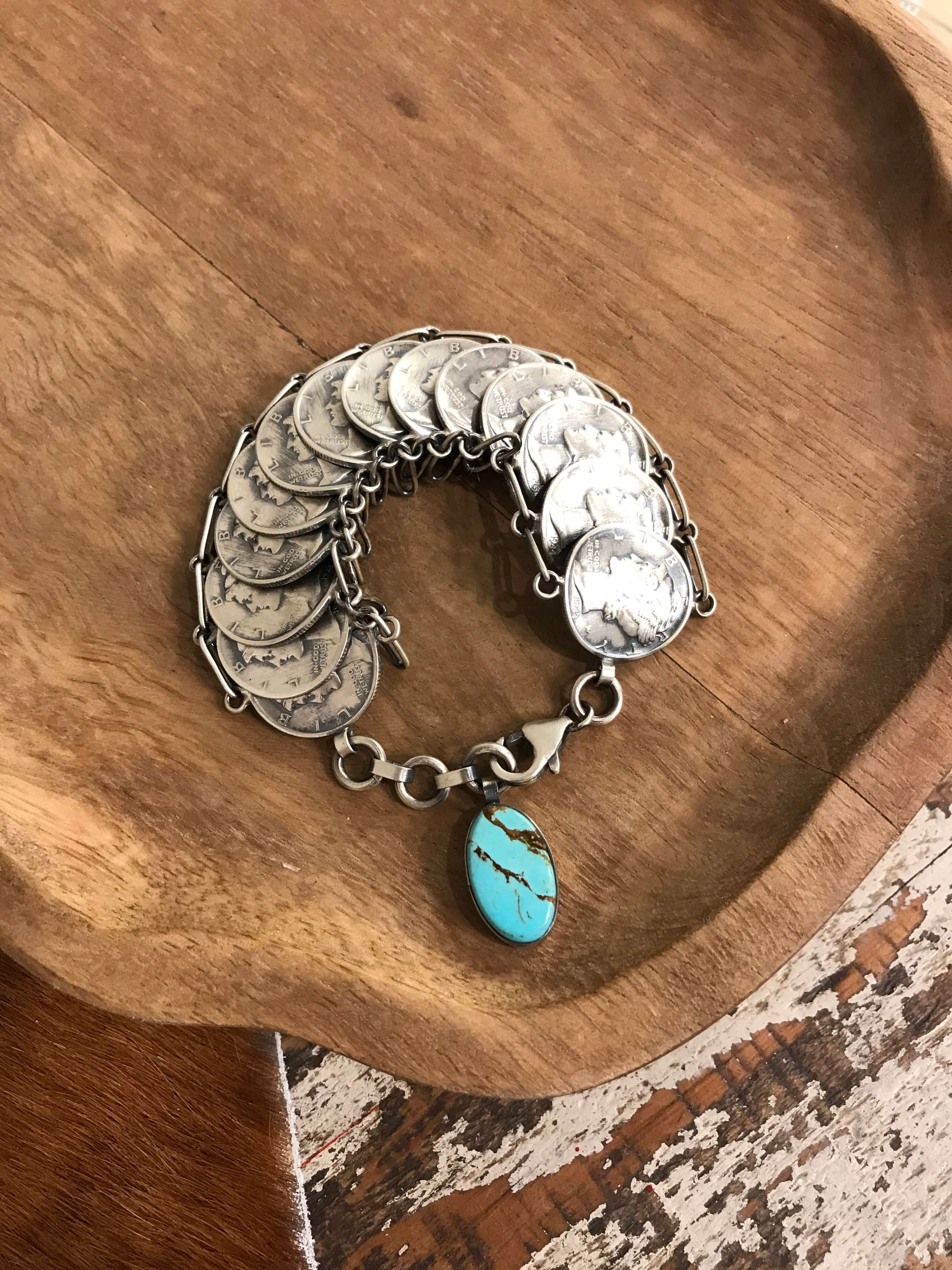 The Delaney Coin Link Bracelets