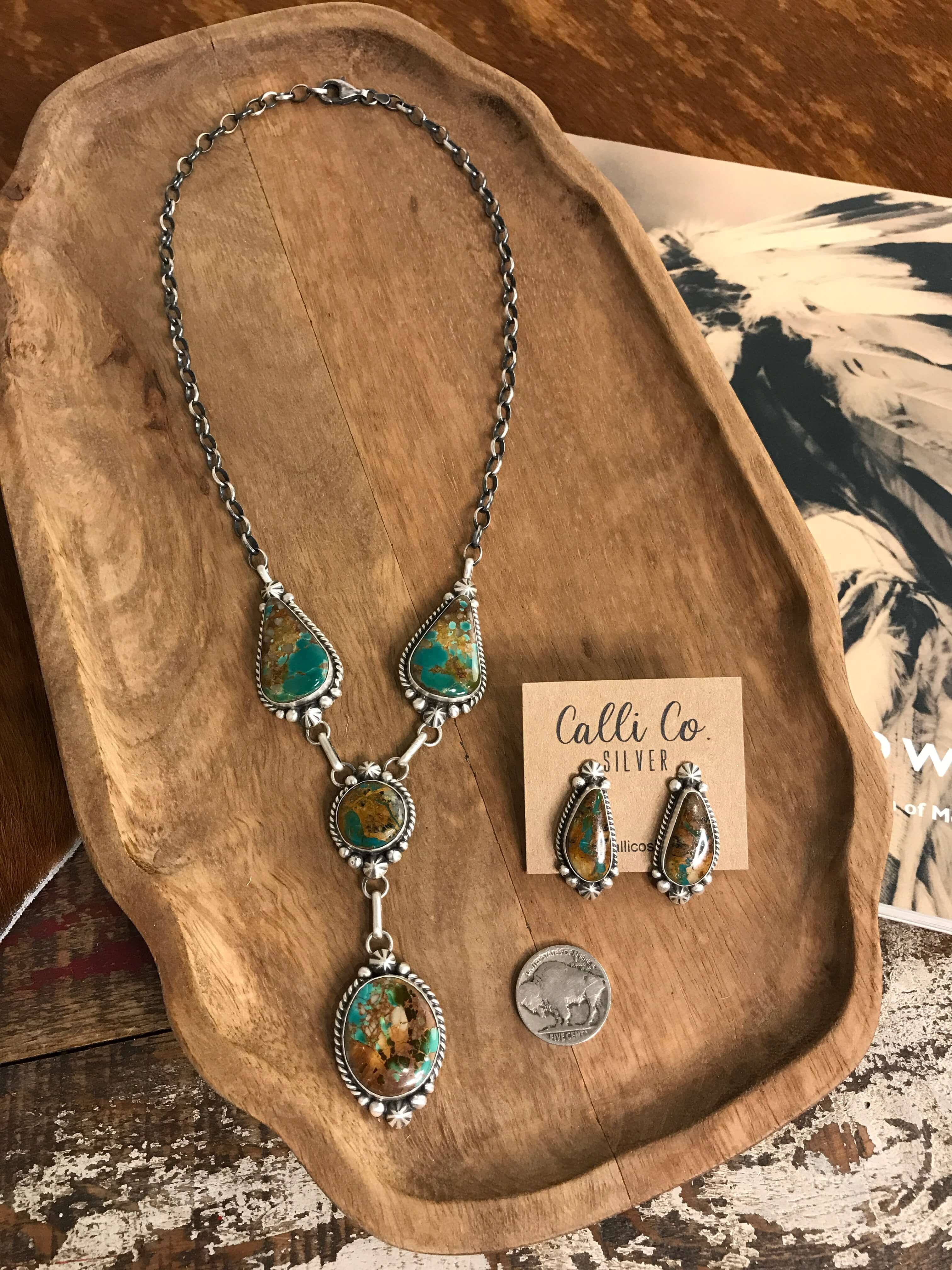 The Dolliver Lariat Necklace Set - Image 4