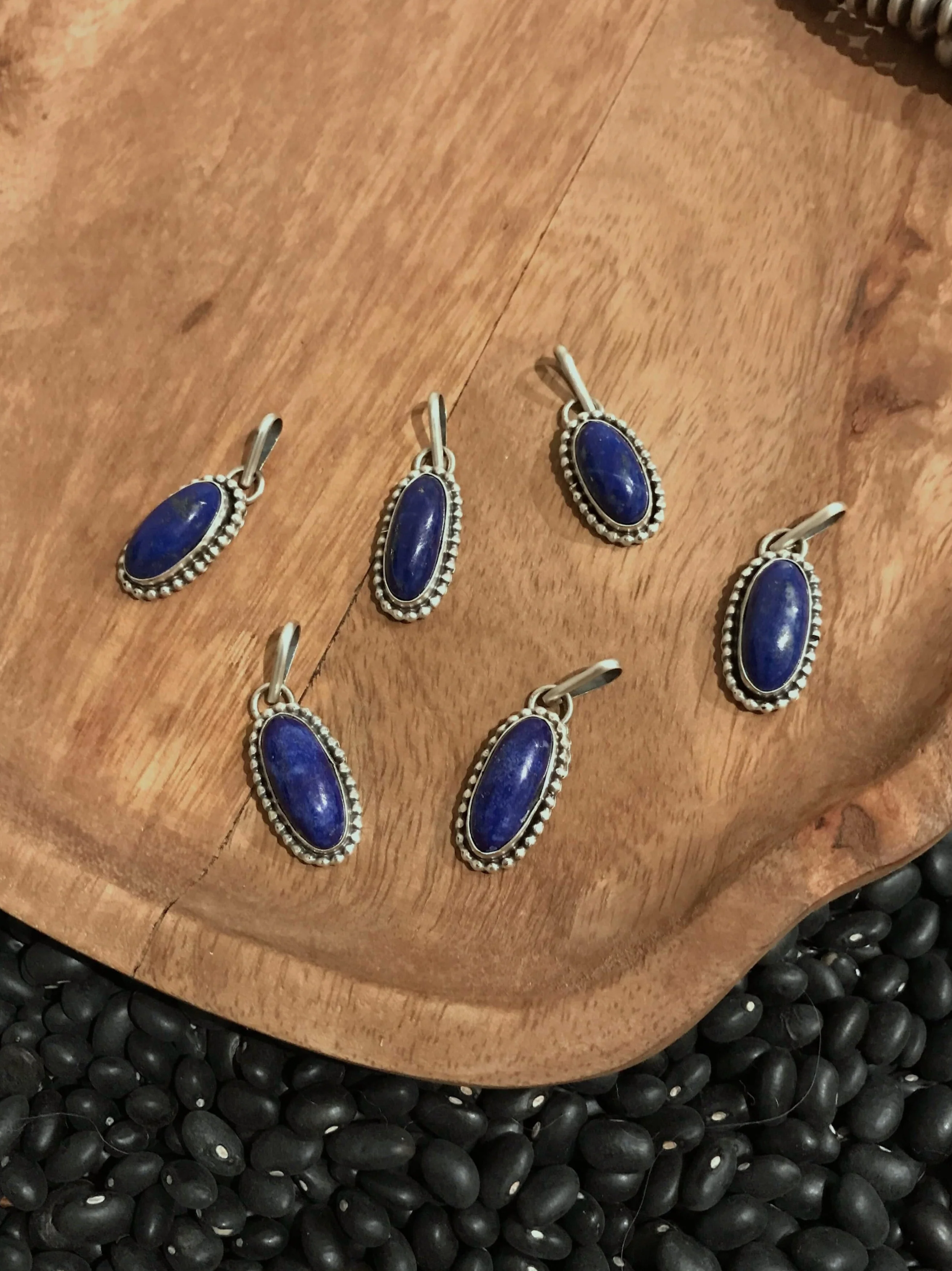 The Dotson Pendant in Lapis