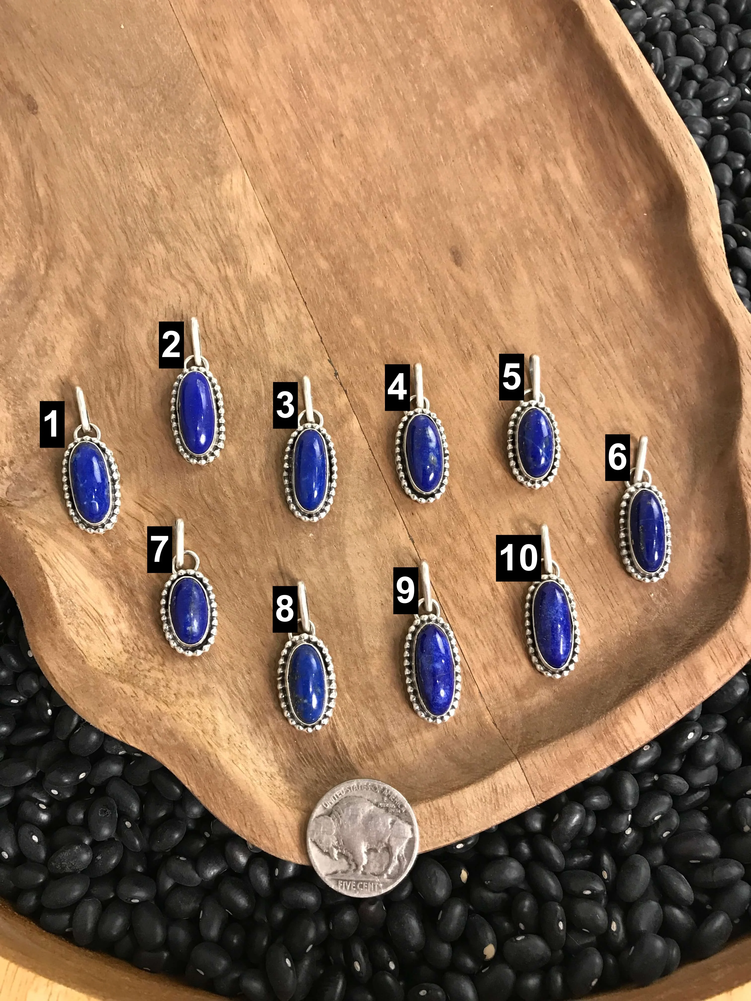 The Dotson Pendant in Lapis - Image 3