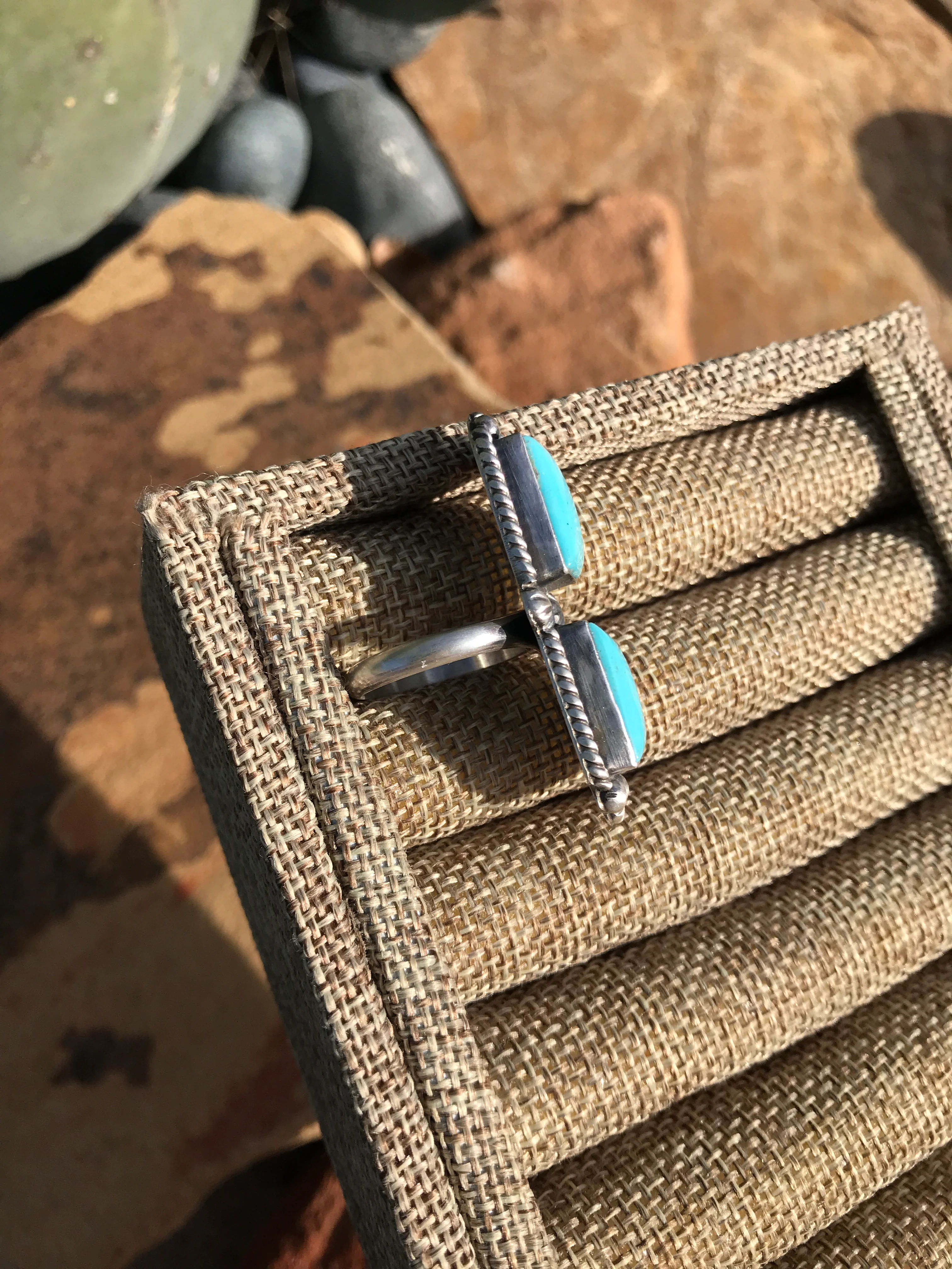 The Double Stone Adjustable Ring, 6 - Image 4