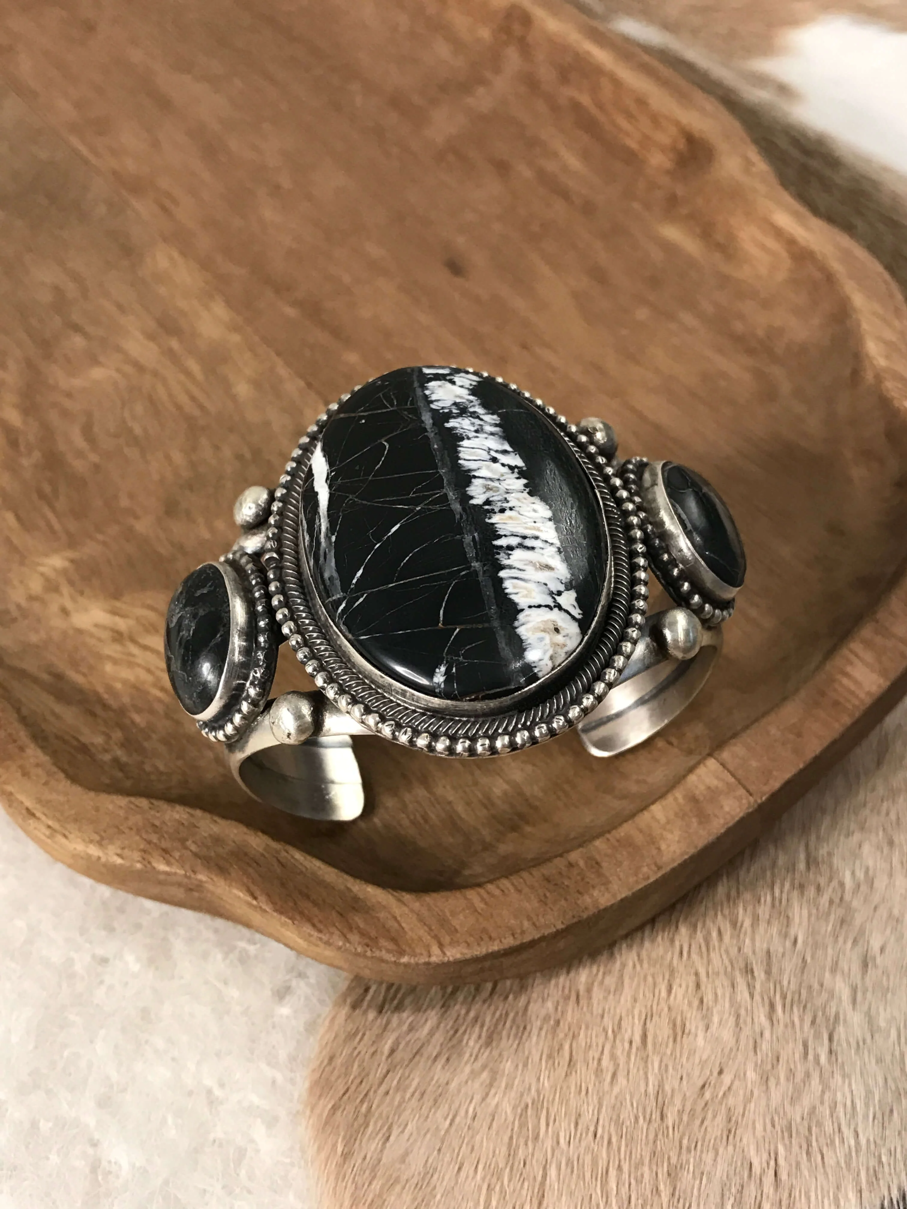 The Dyess White Buffalo Cuff