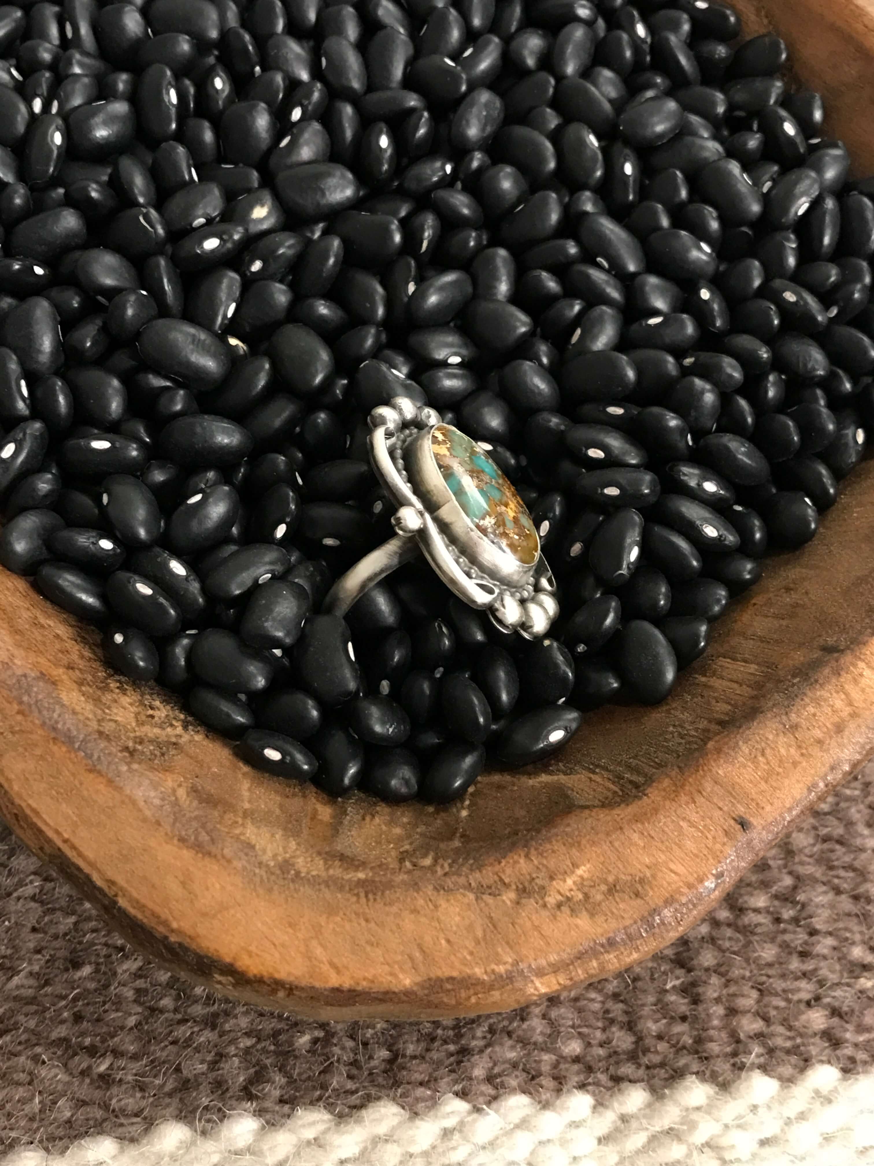 The Eddy Adjustable Turquoise Ring - Image 2