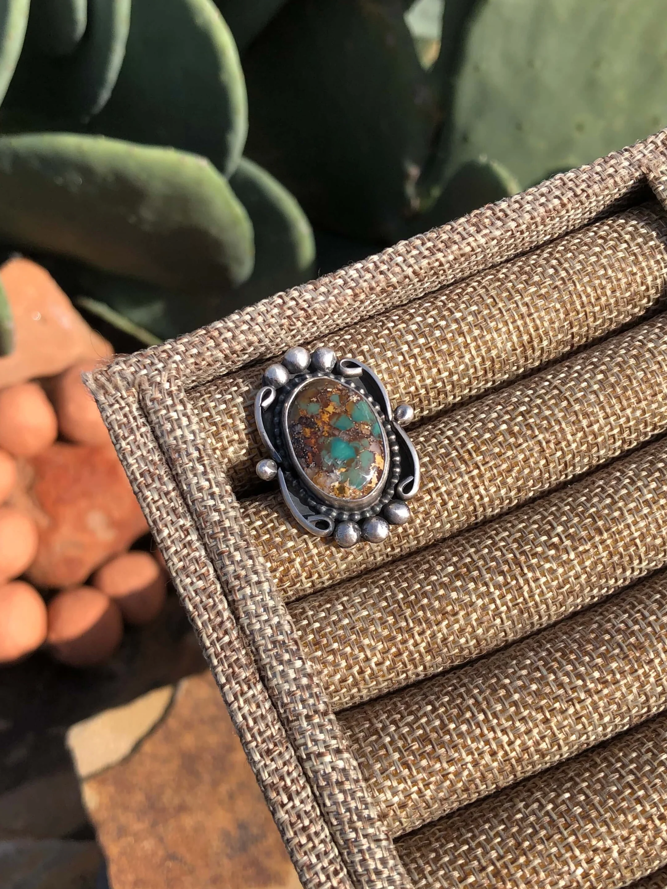 The Eddy Adjustable Turquoise Ring - Image 3