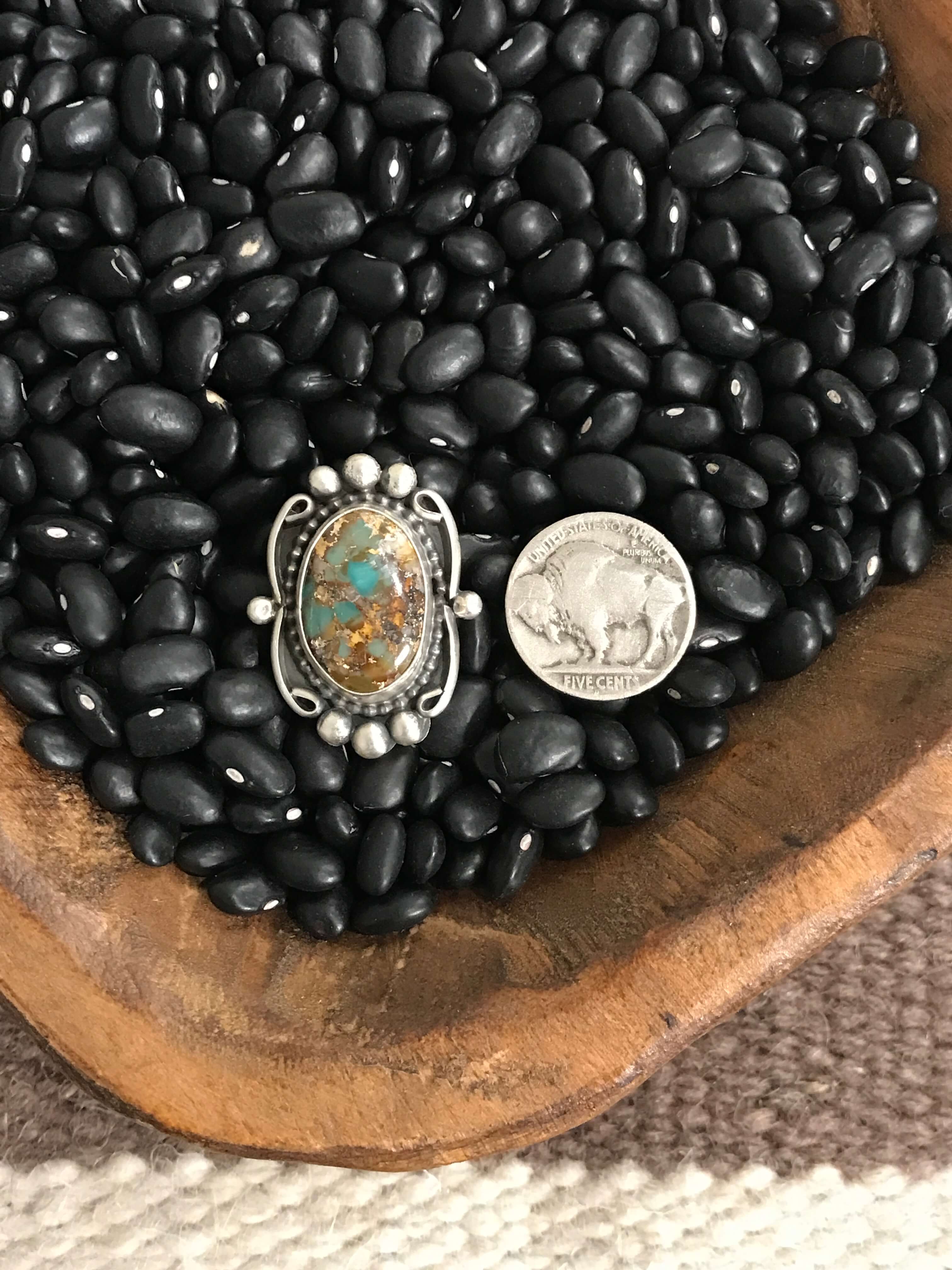 The Eddy Adjustable Turquoise Ring - Image 5
