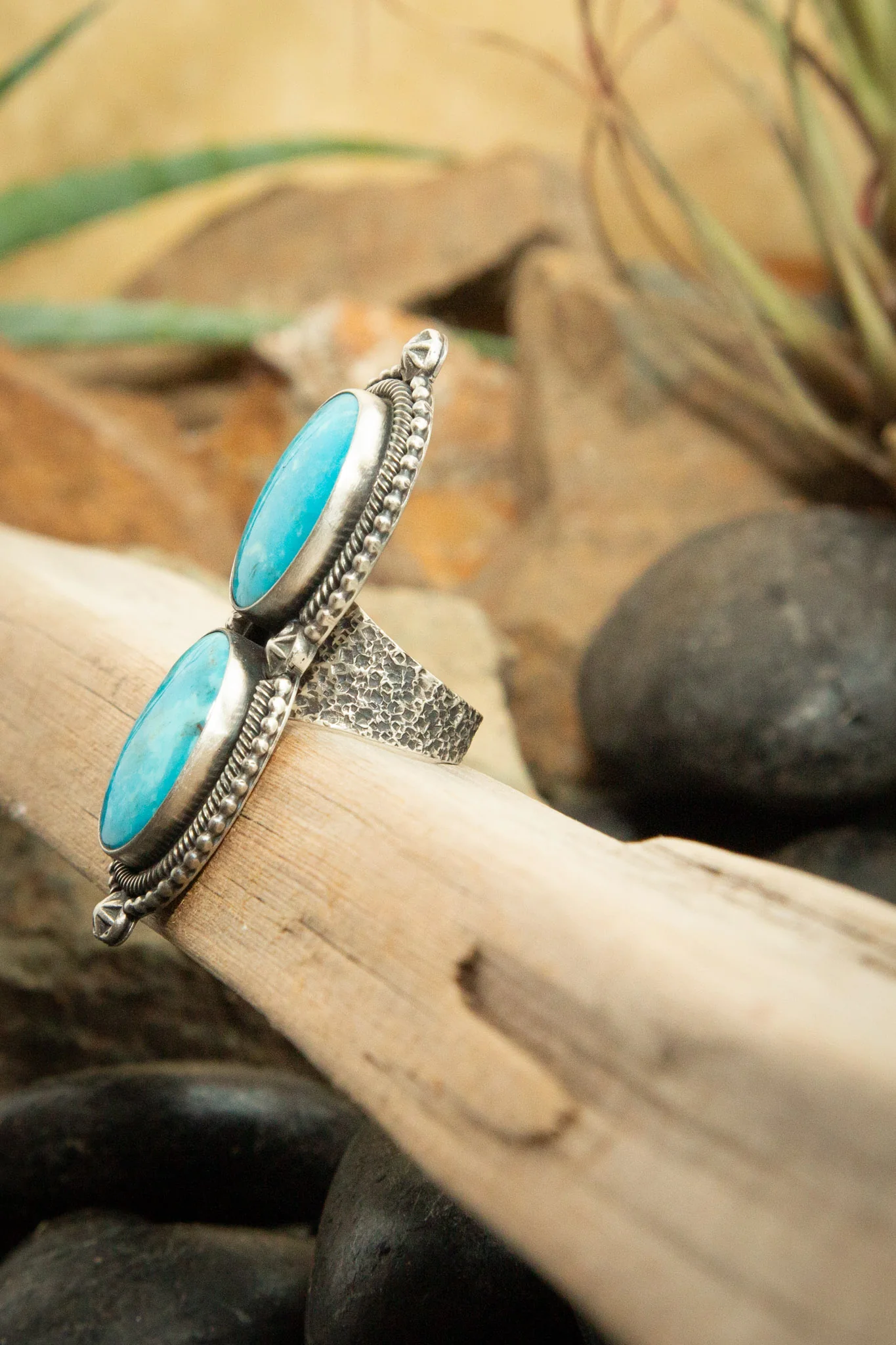 The Fenton Double Stone Ring 3, Sz 6.75 - Image 3