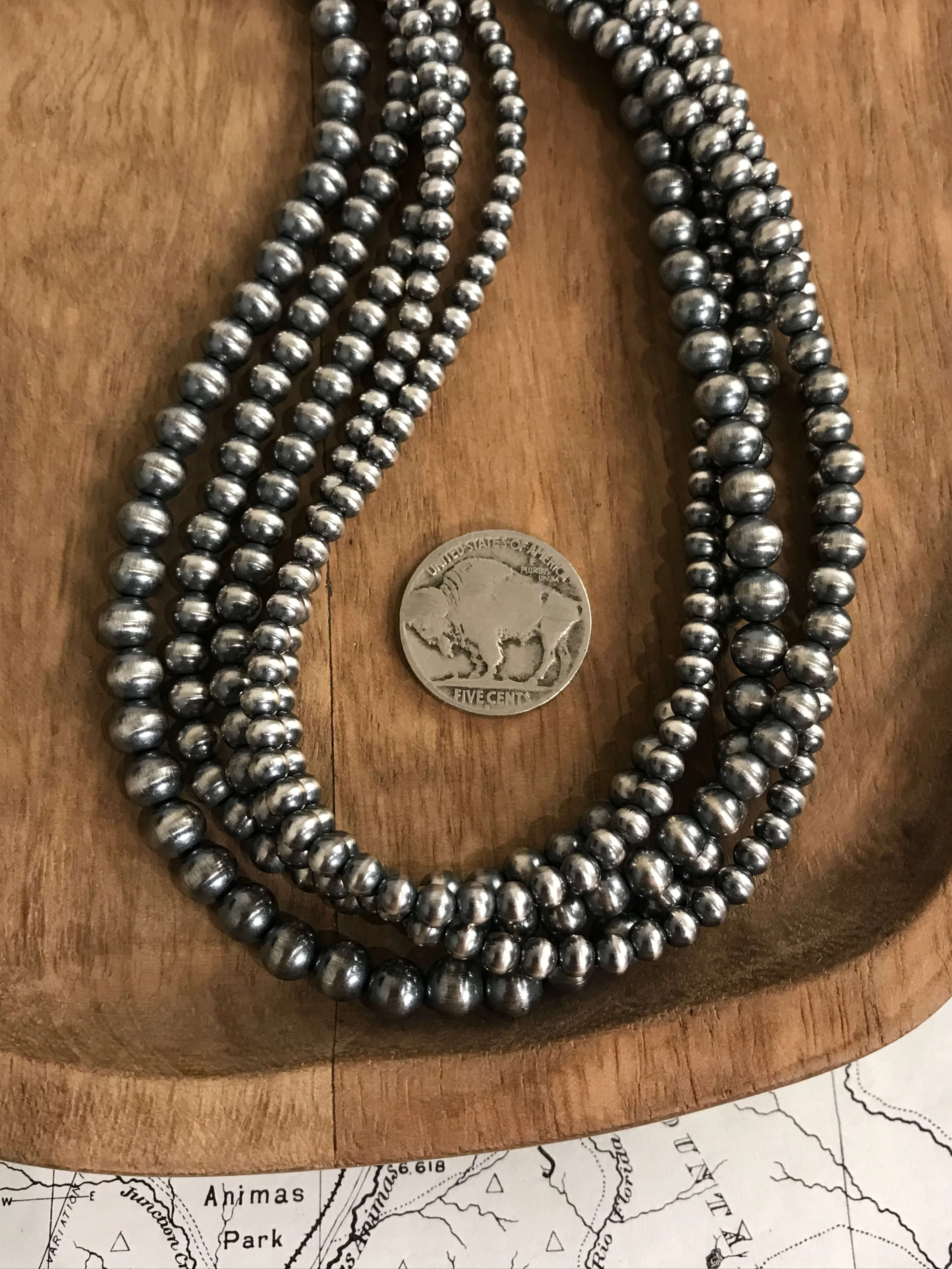 The Five Strand Pearl Necklace - Image 2