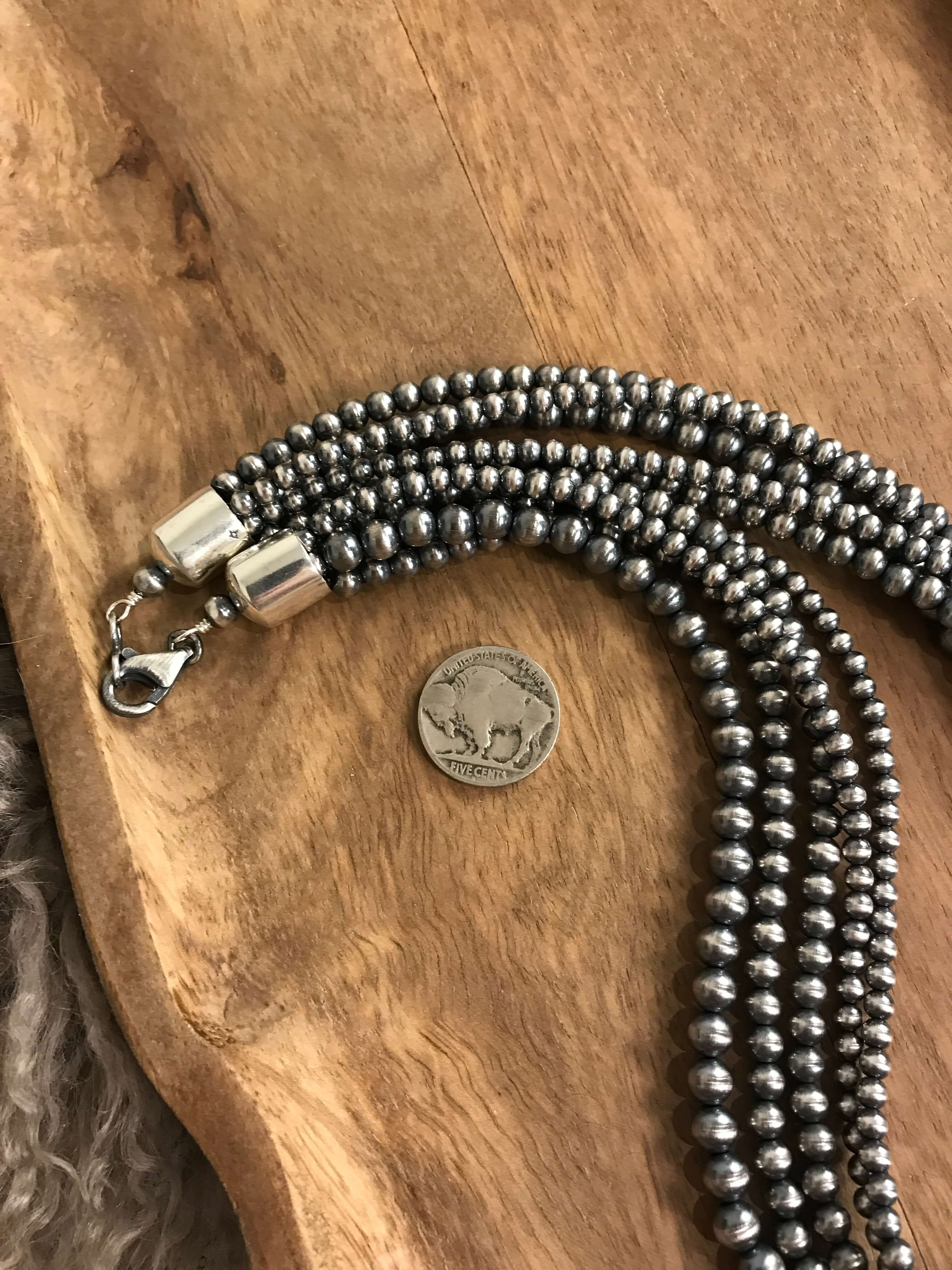 The Five Strand Pearl Necklace - Image 3
