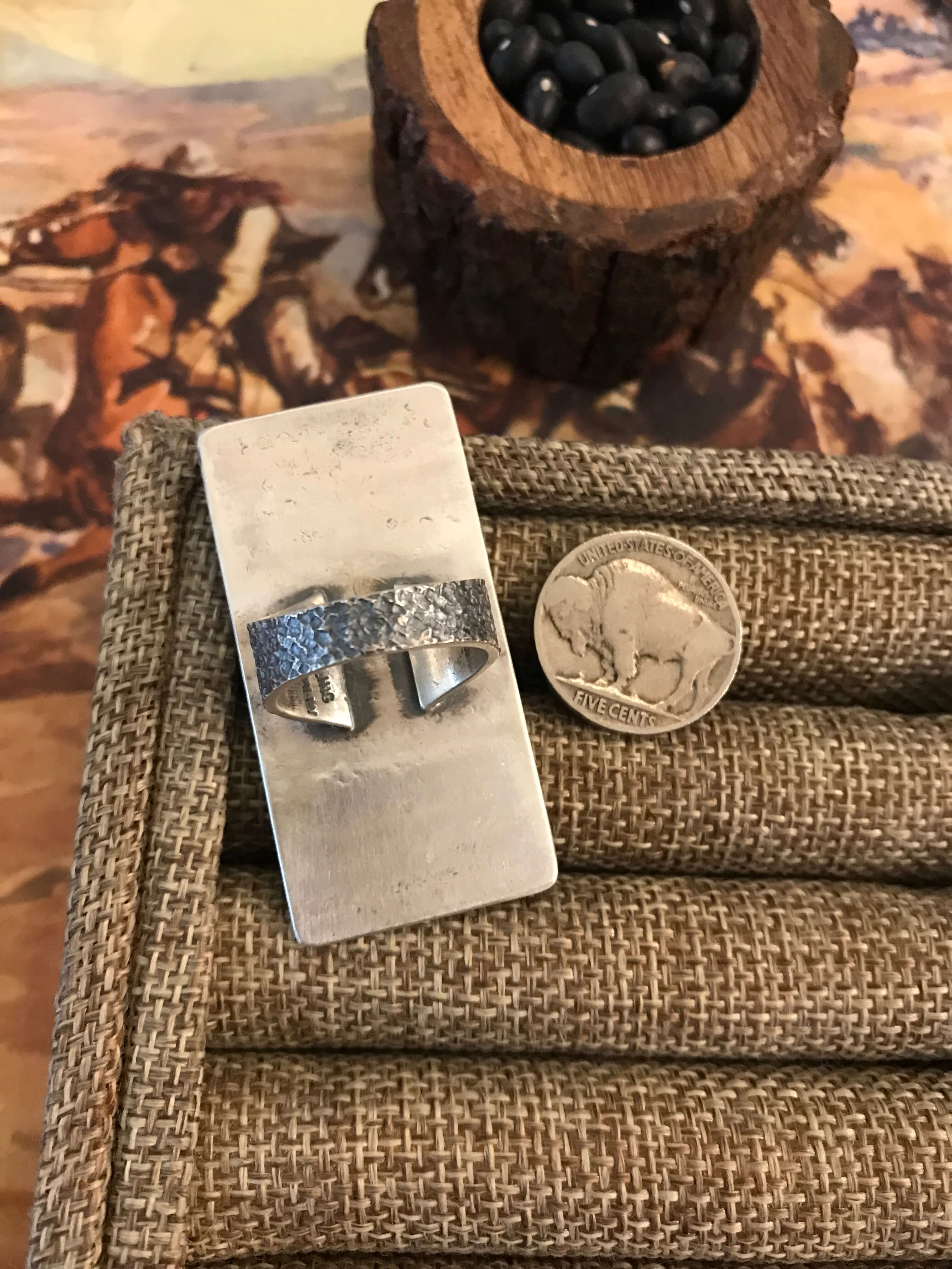 The Flat Creek Turquoise Ring 1, Sz. 8 - Image 4