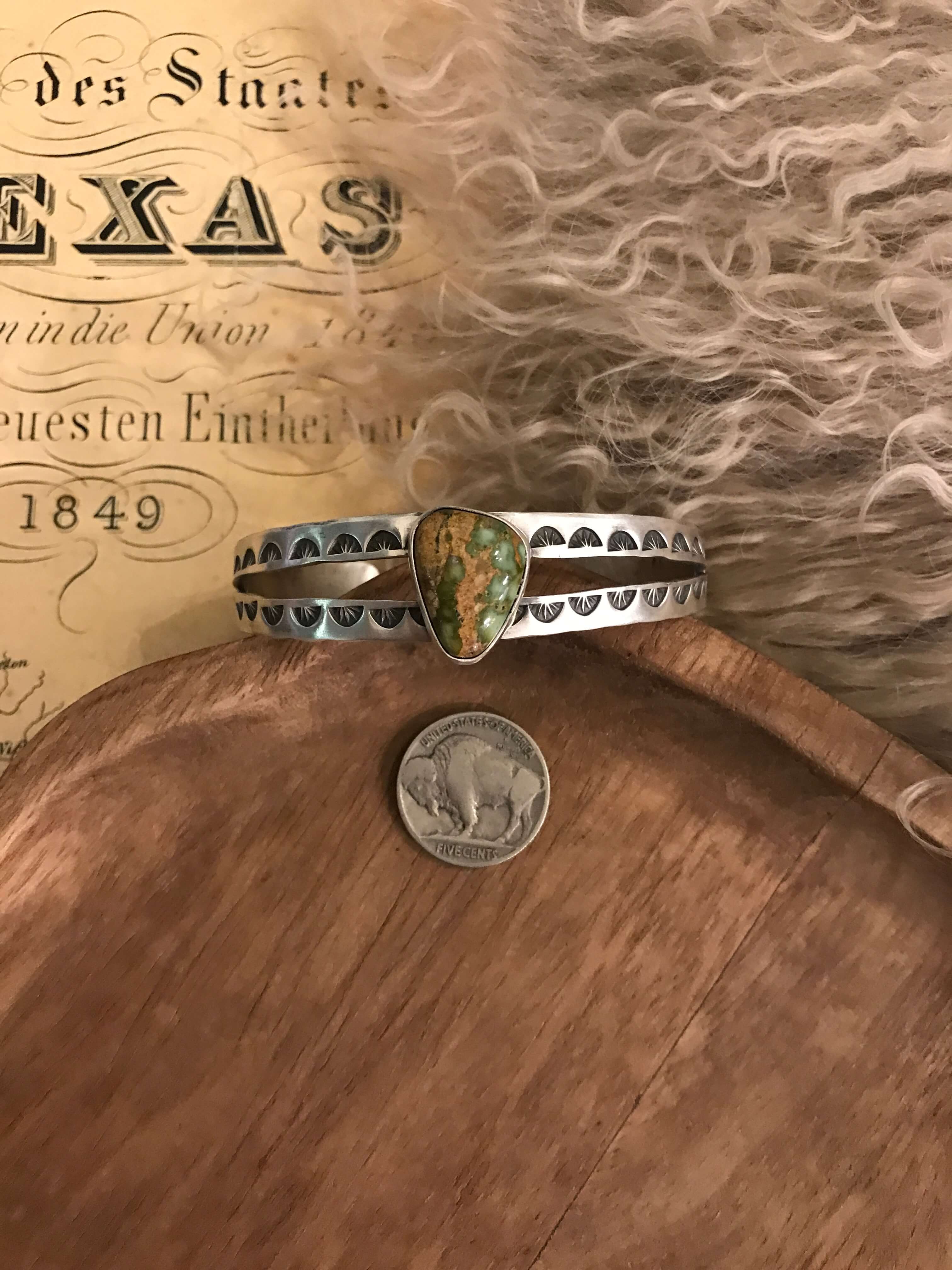 The Fresno Turquoise Cuff, 3 - Image 7