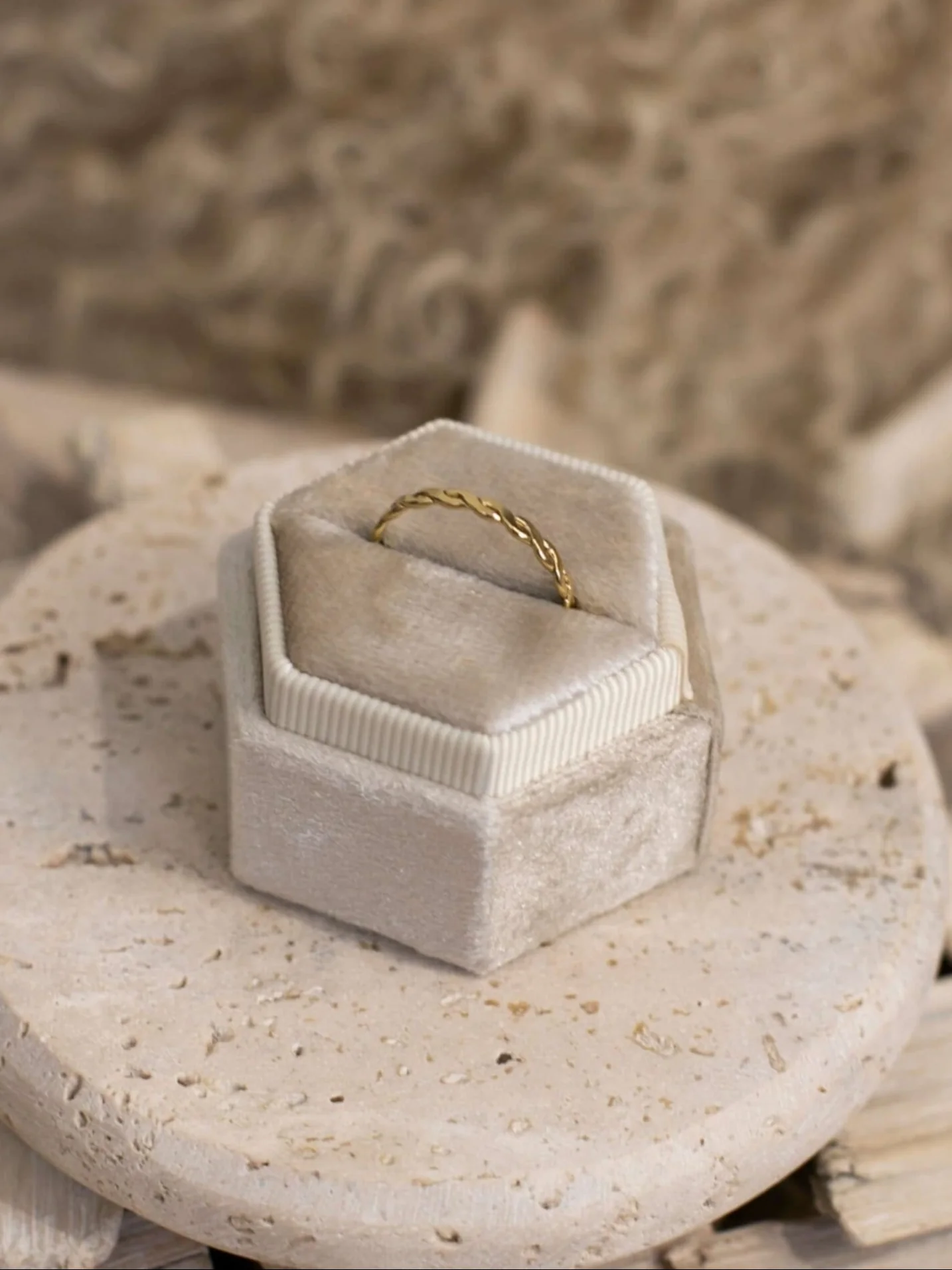 The Gold Braided Ring