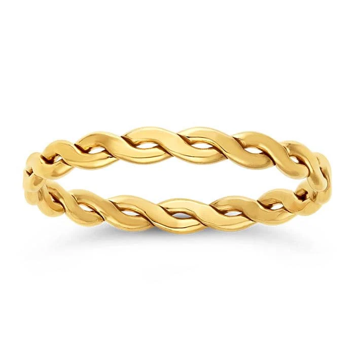 The Gold Braided Ring - Image 2