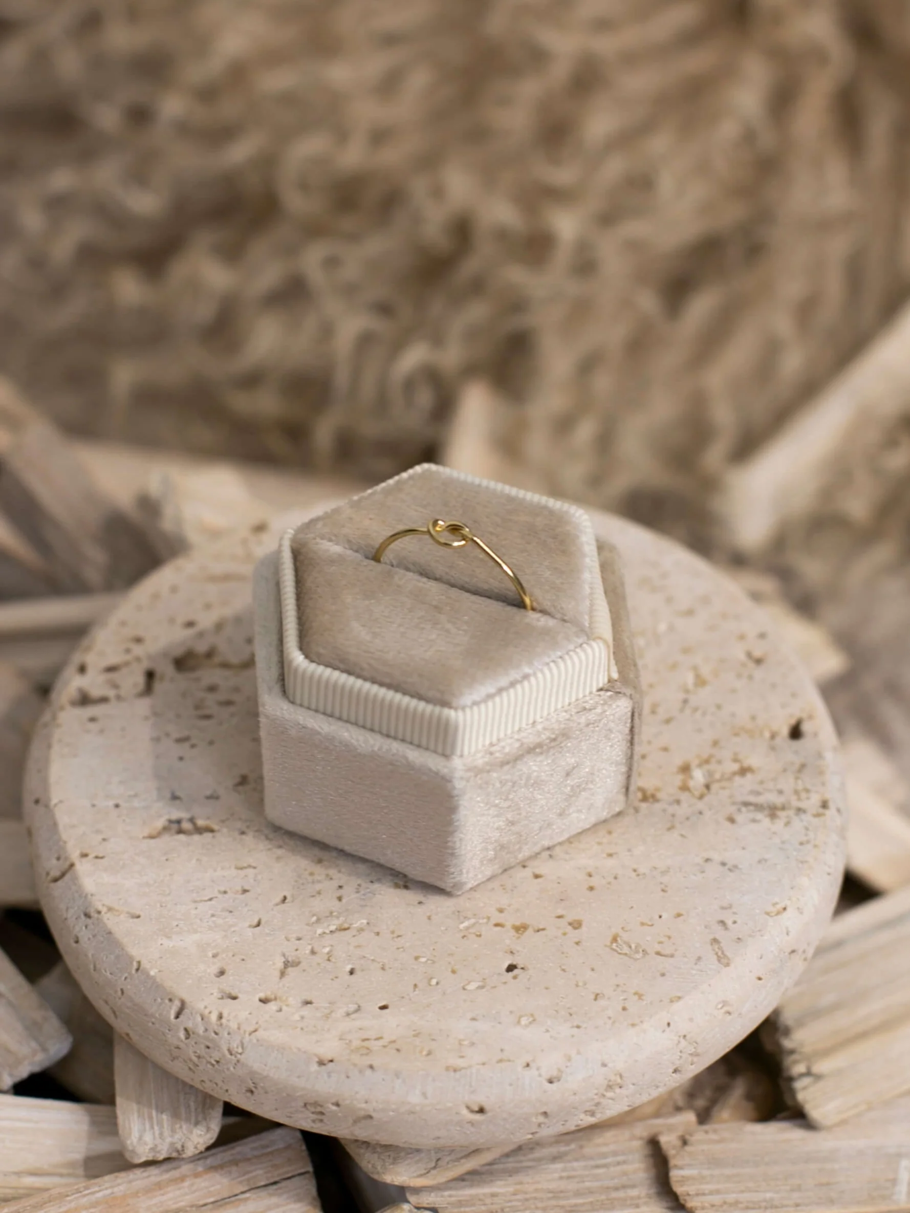 The Gold Knot Ring