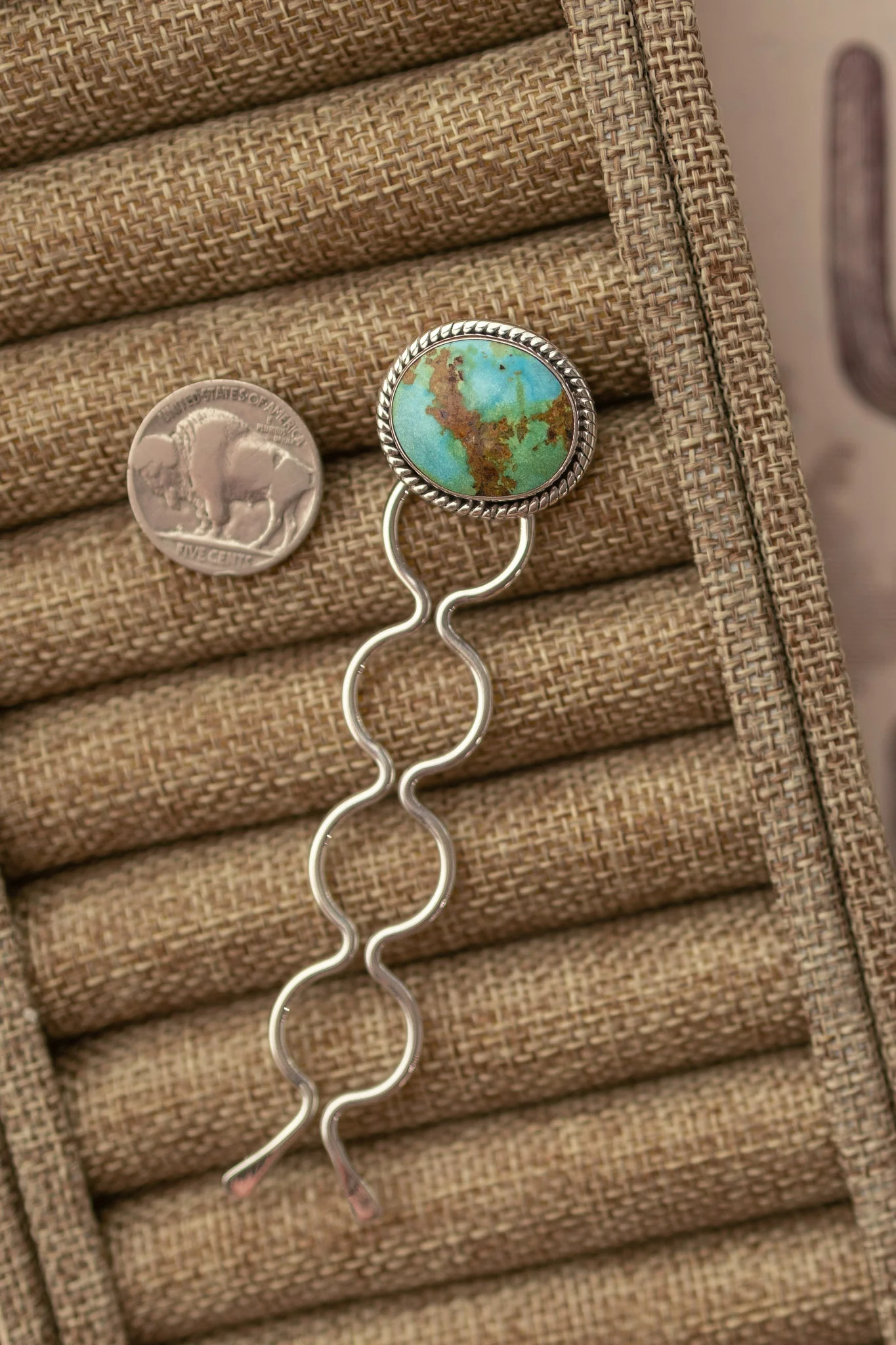 The Grace Turquoise Hair Pin, 6 - Image 2