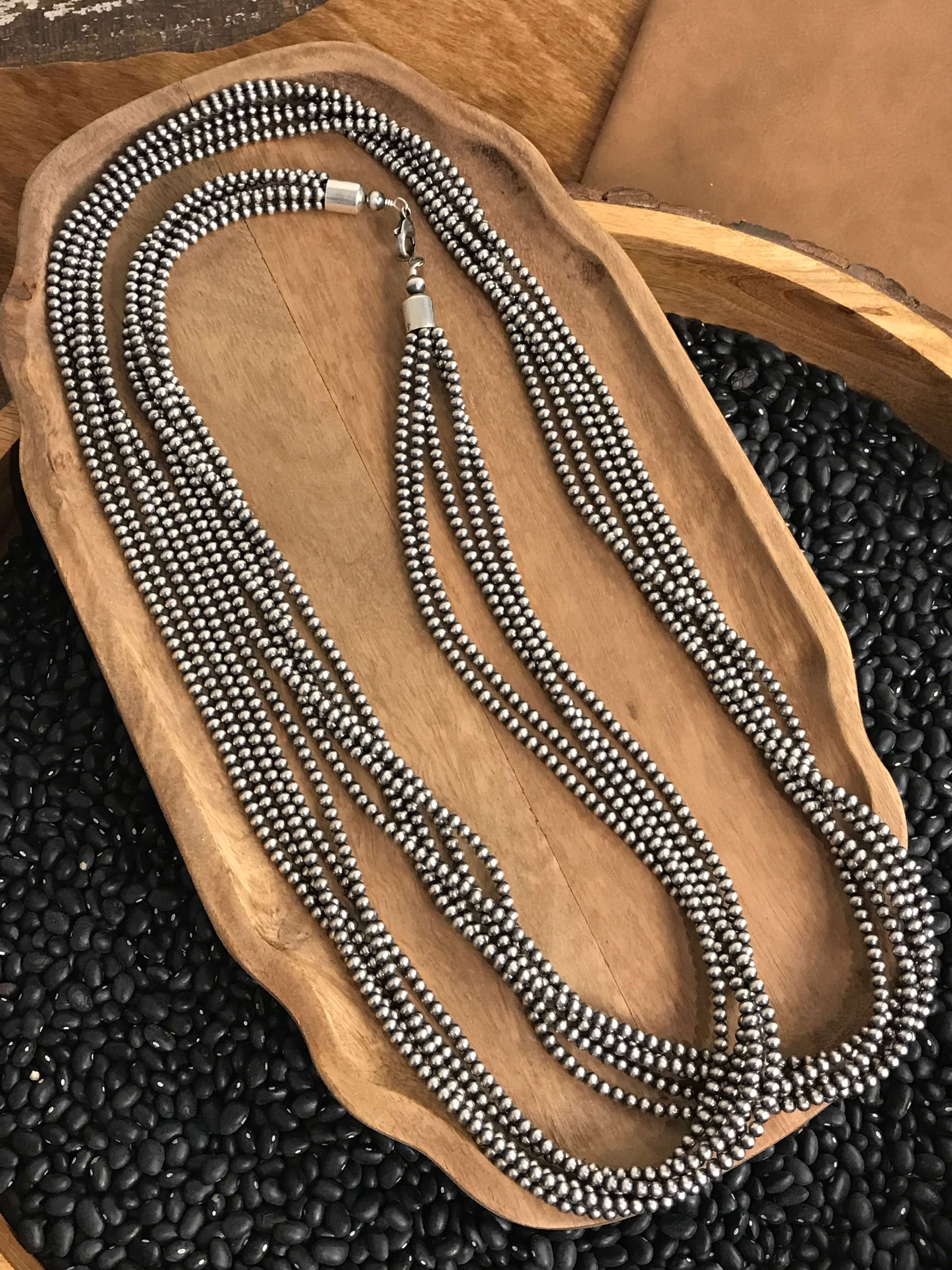 The Halona Five Strand Pearl Necklace, 60"