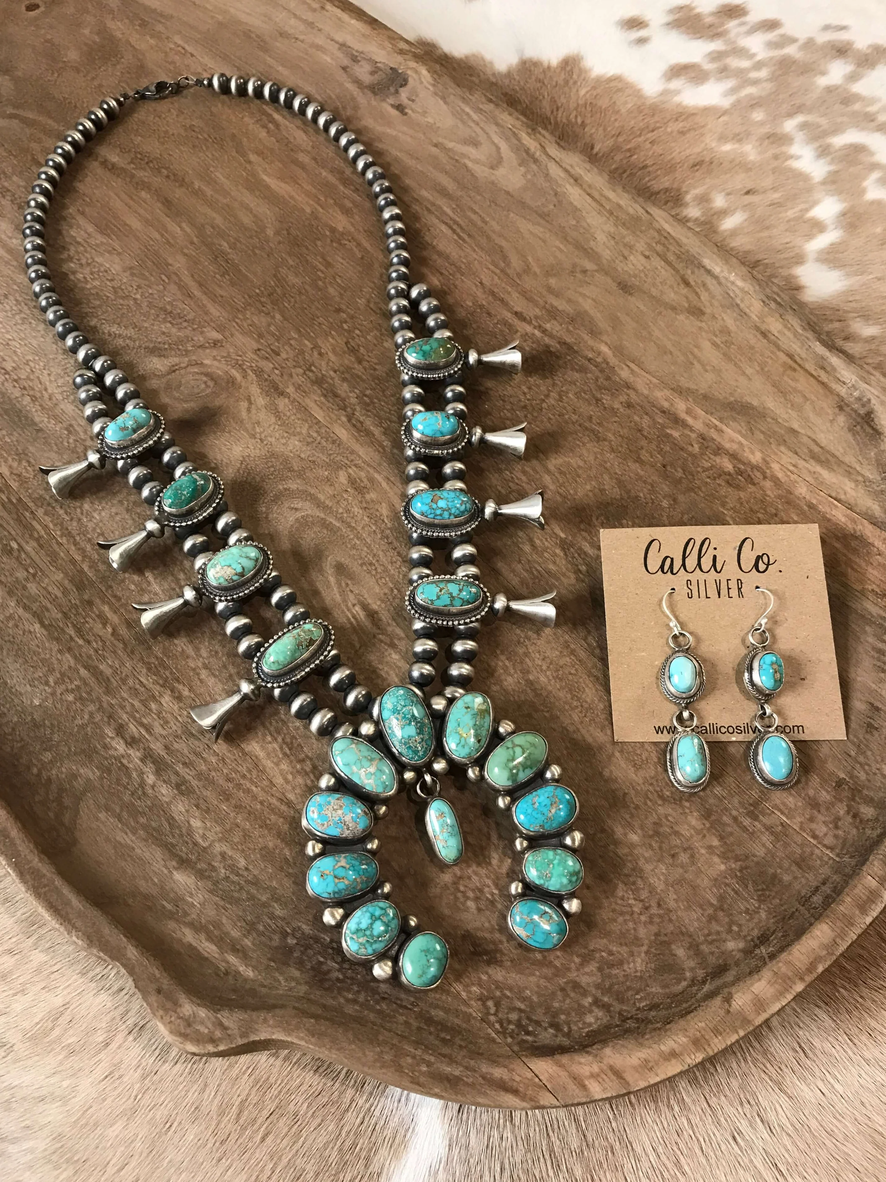 The Hatfield Squash Blossom Necklace Set