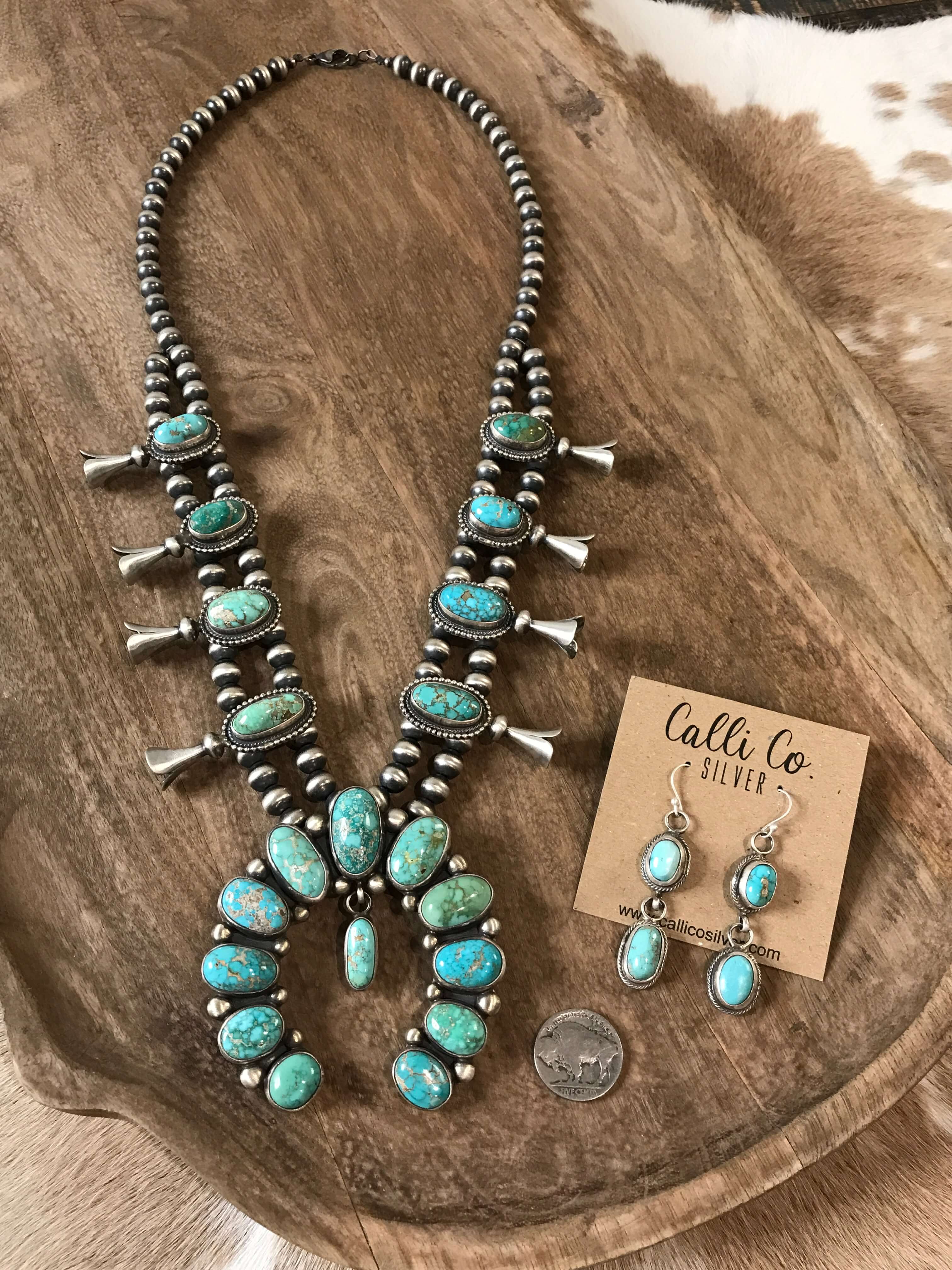 The Hatfield Squash Blossom Necklace Set - Image 3