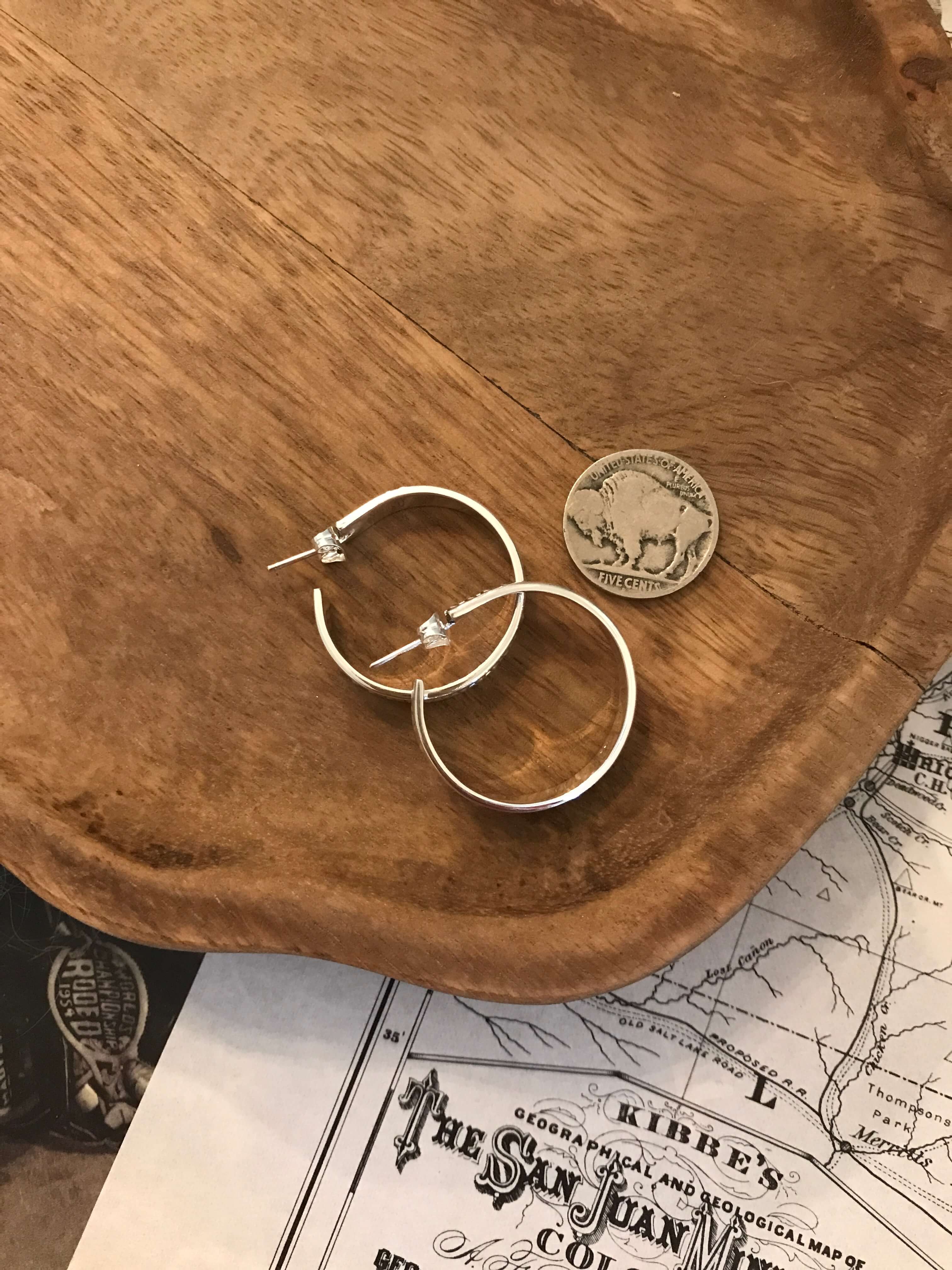 The Horizon Hoop Earrings, 2 - Image 2