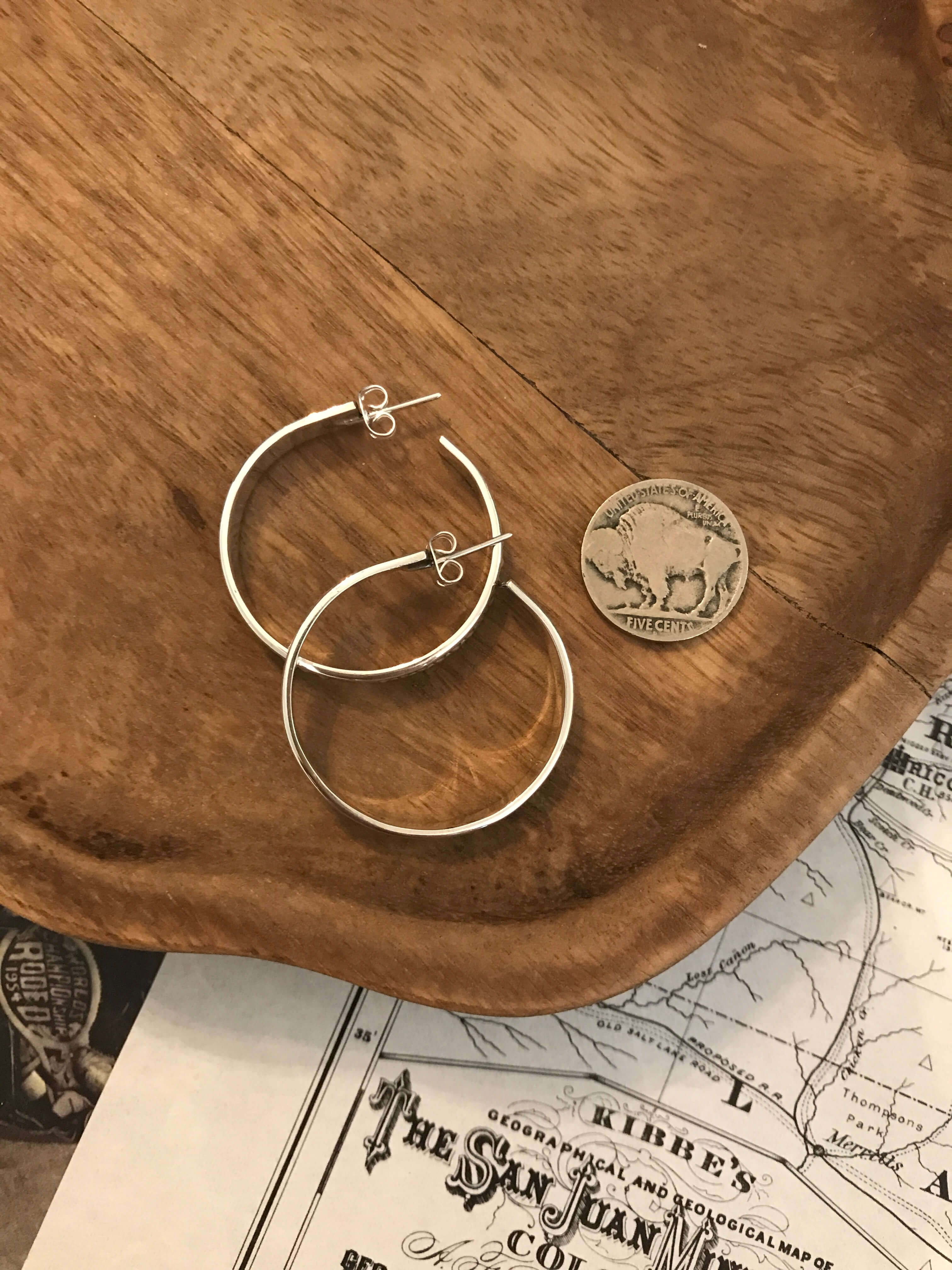 The Horizon Hoop Earrings, 1 - Image 2