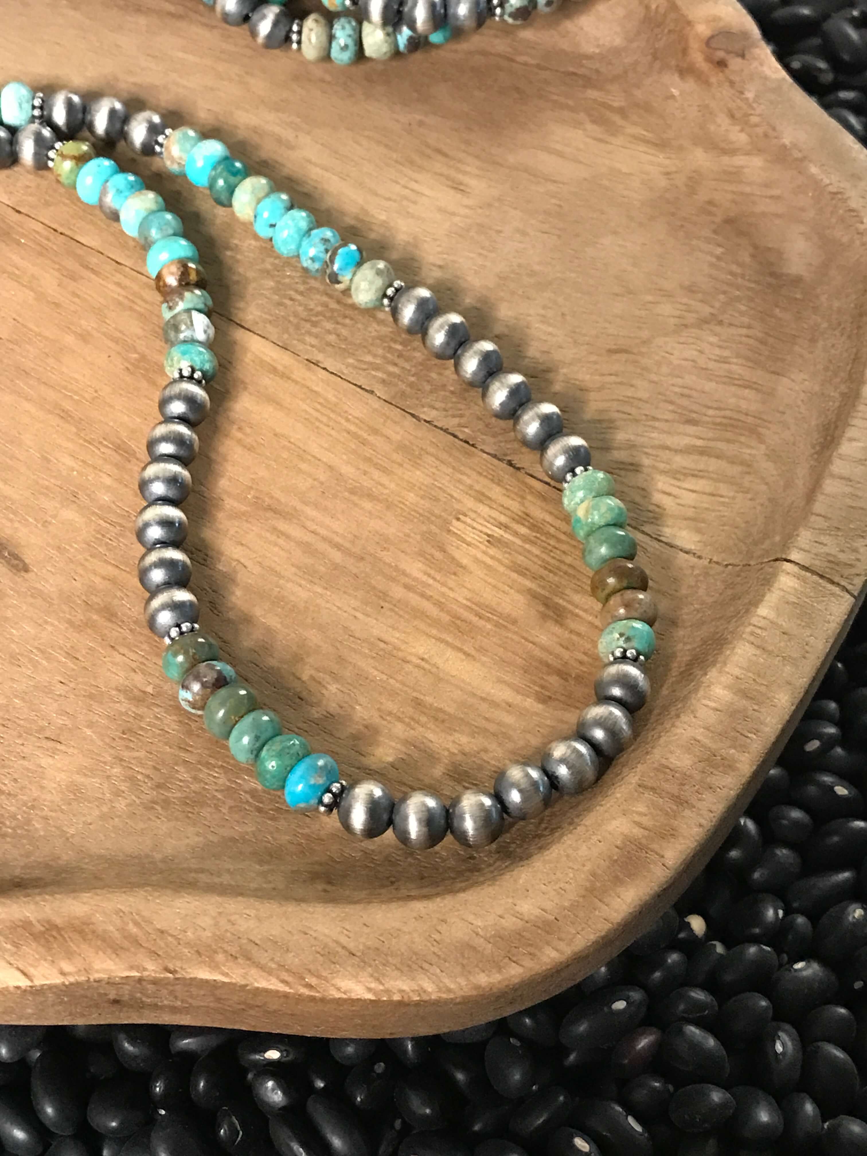The Hudson Turquoise Necklace, 20" - Image 4