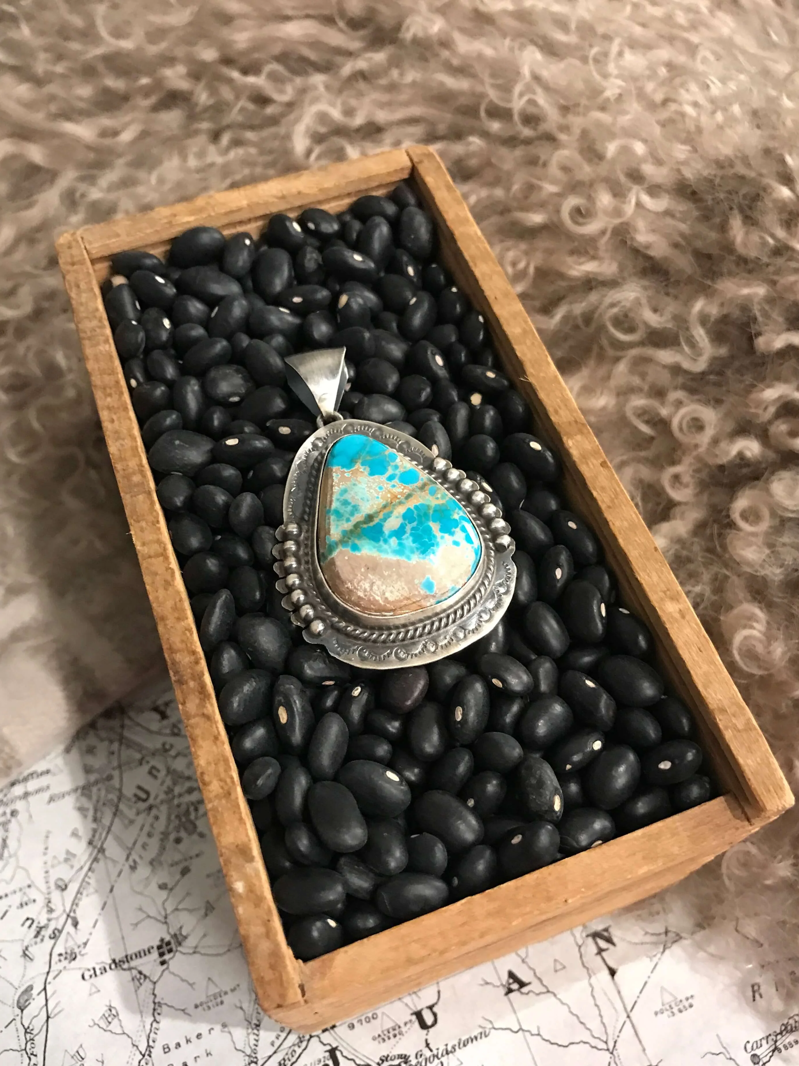 The Jesse Turquoise Pendant, 1