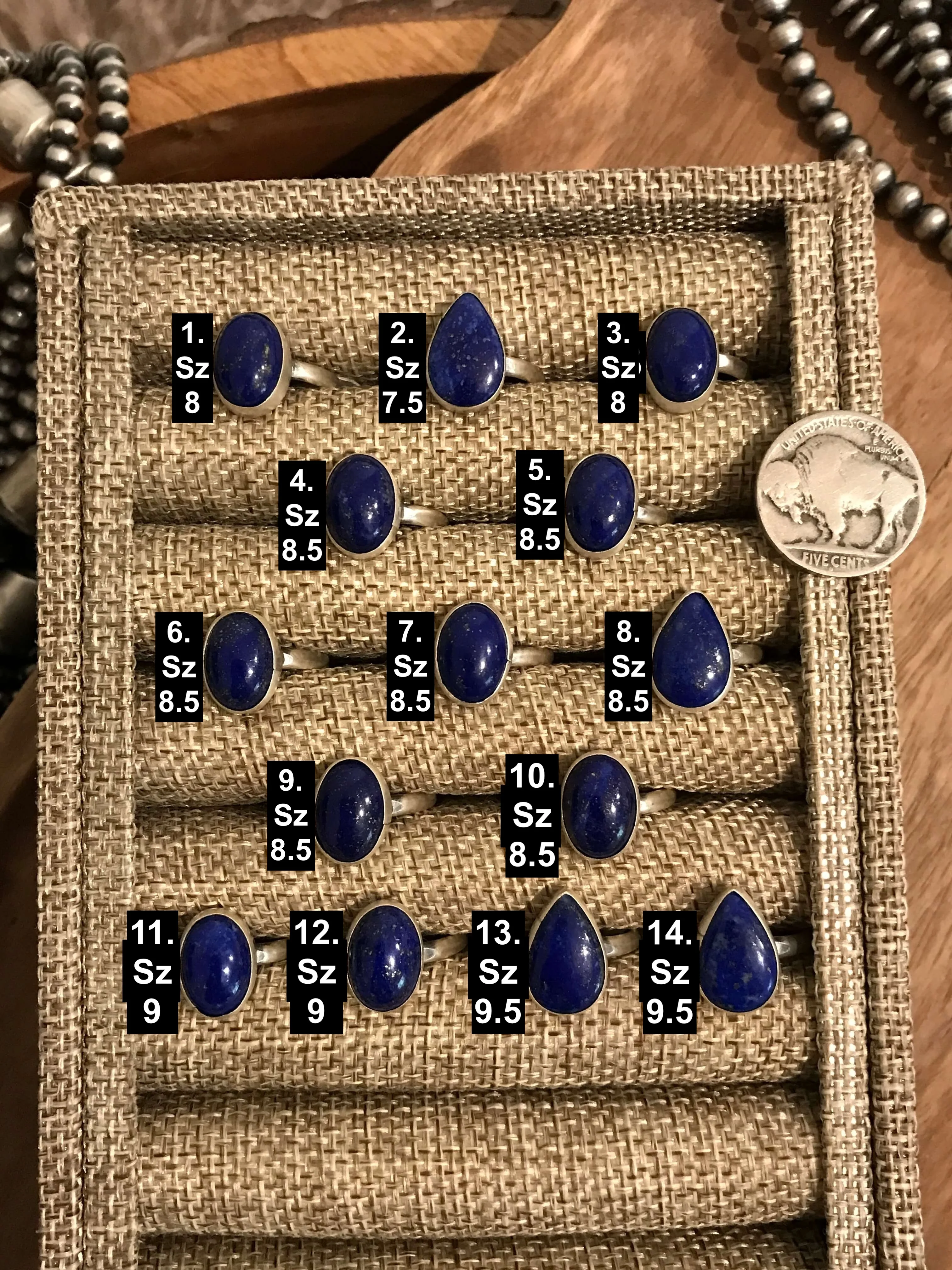 The Jorgi Rings in Lapis - Image 2