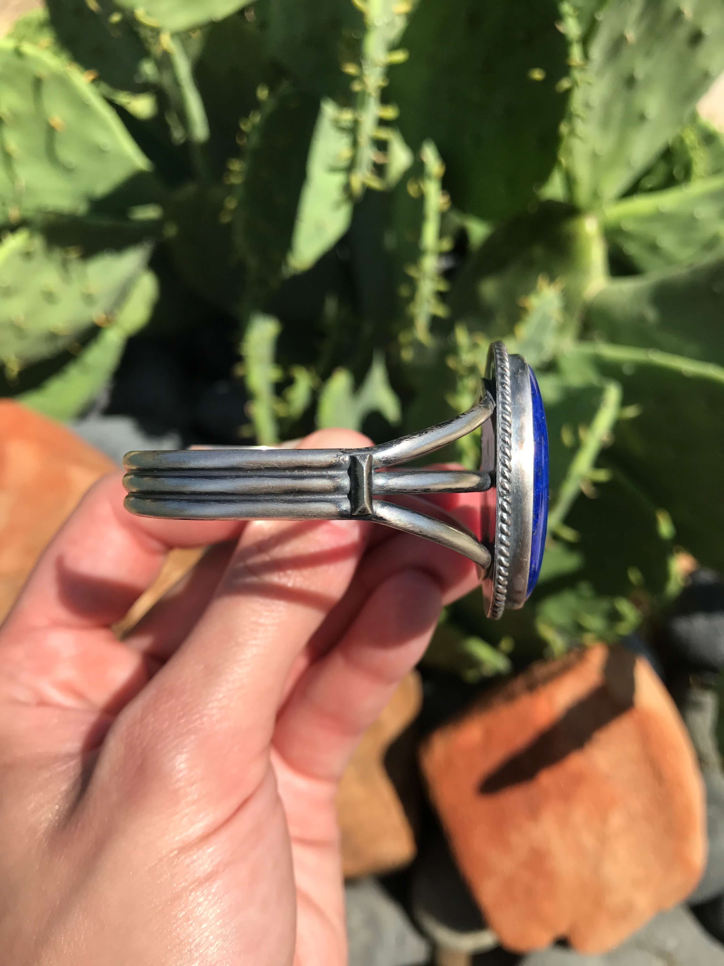The Kenley Lapis Cuff - Image 3