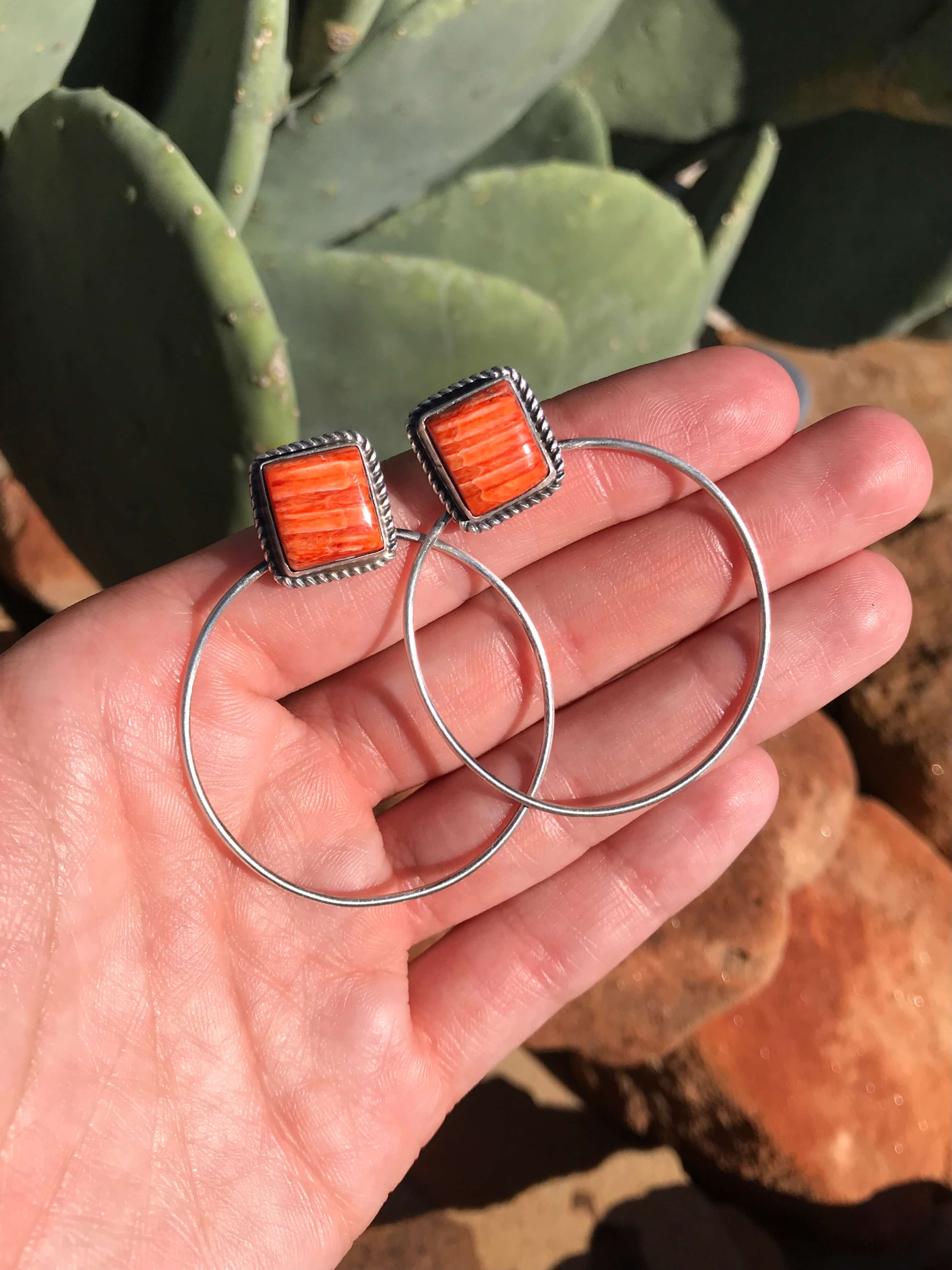The Keystone Hoop Earrings, 46