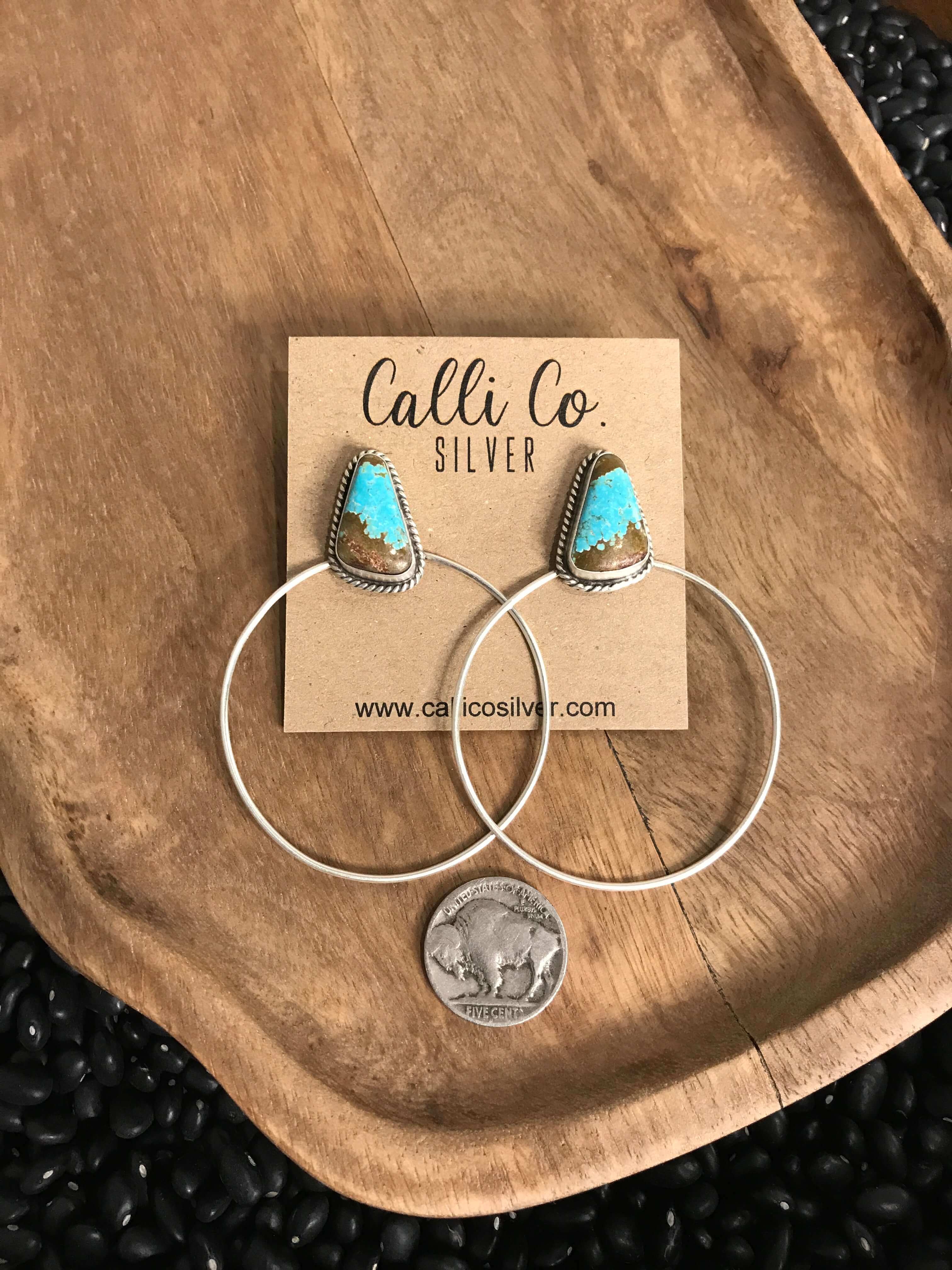 The Keystone Hoop Earrings, 18 - Image 3