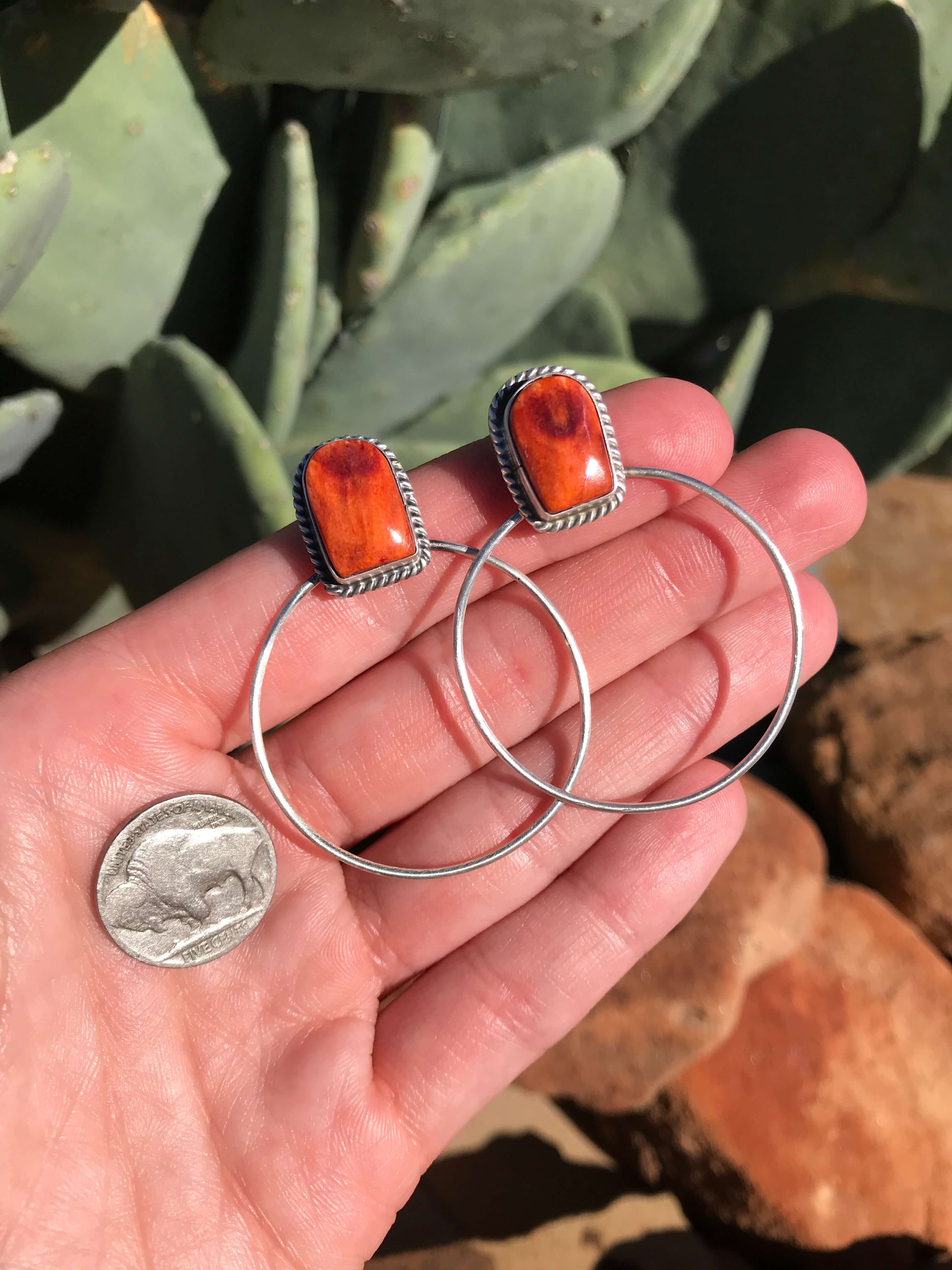 The Keystone Hoop Earrings, 47 - Image 2