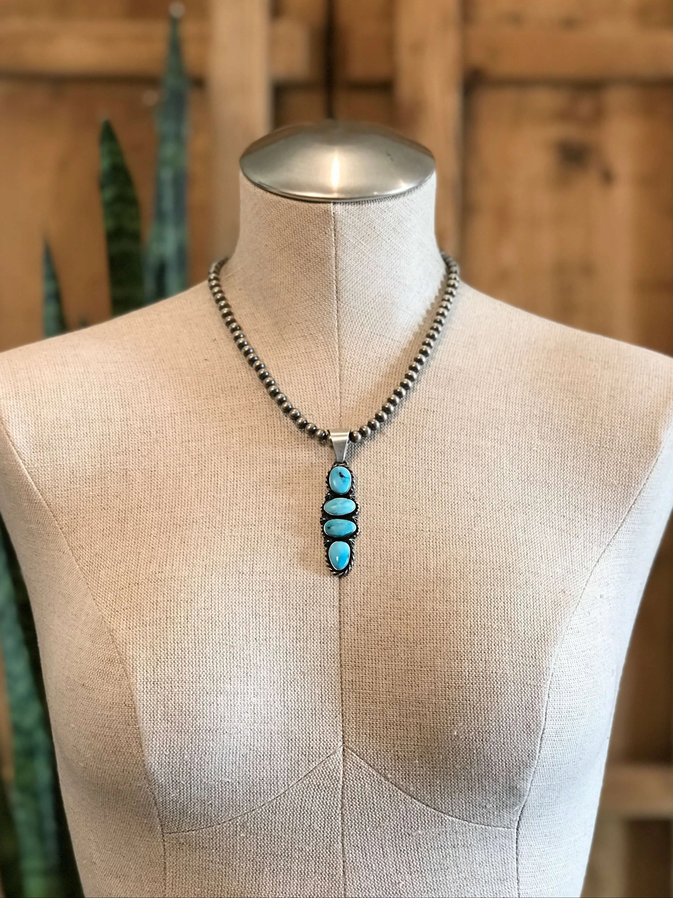 The Tobago Turquoise Pendant, 2 - Image 2