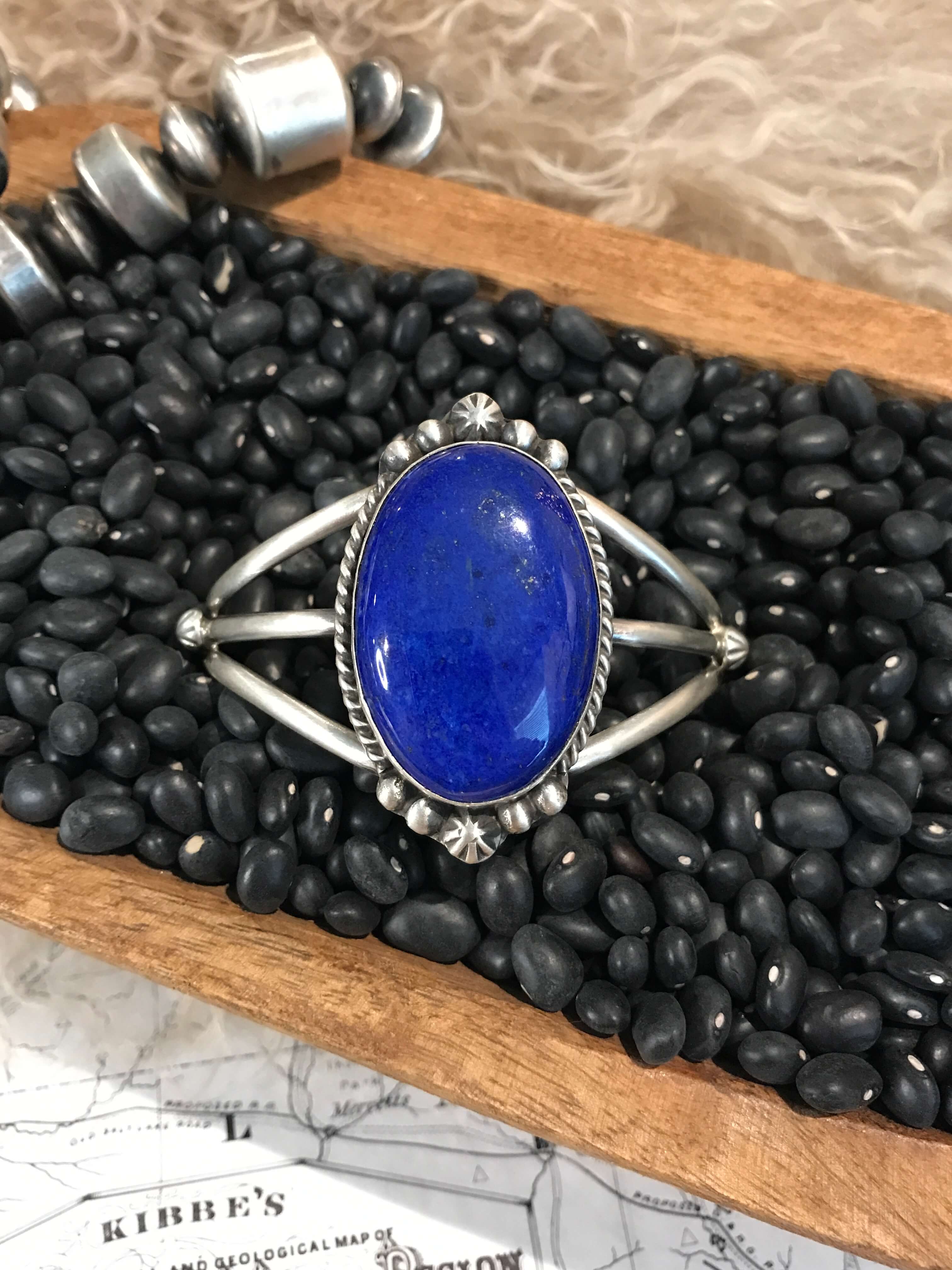 The Lapis Statement Cuff