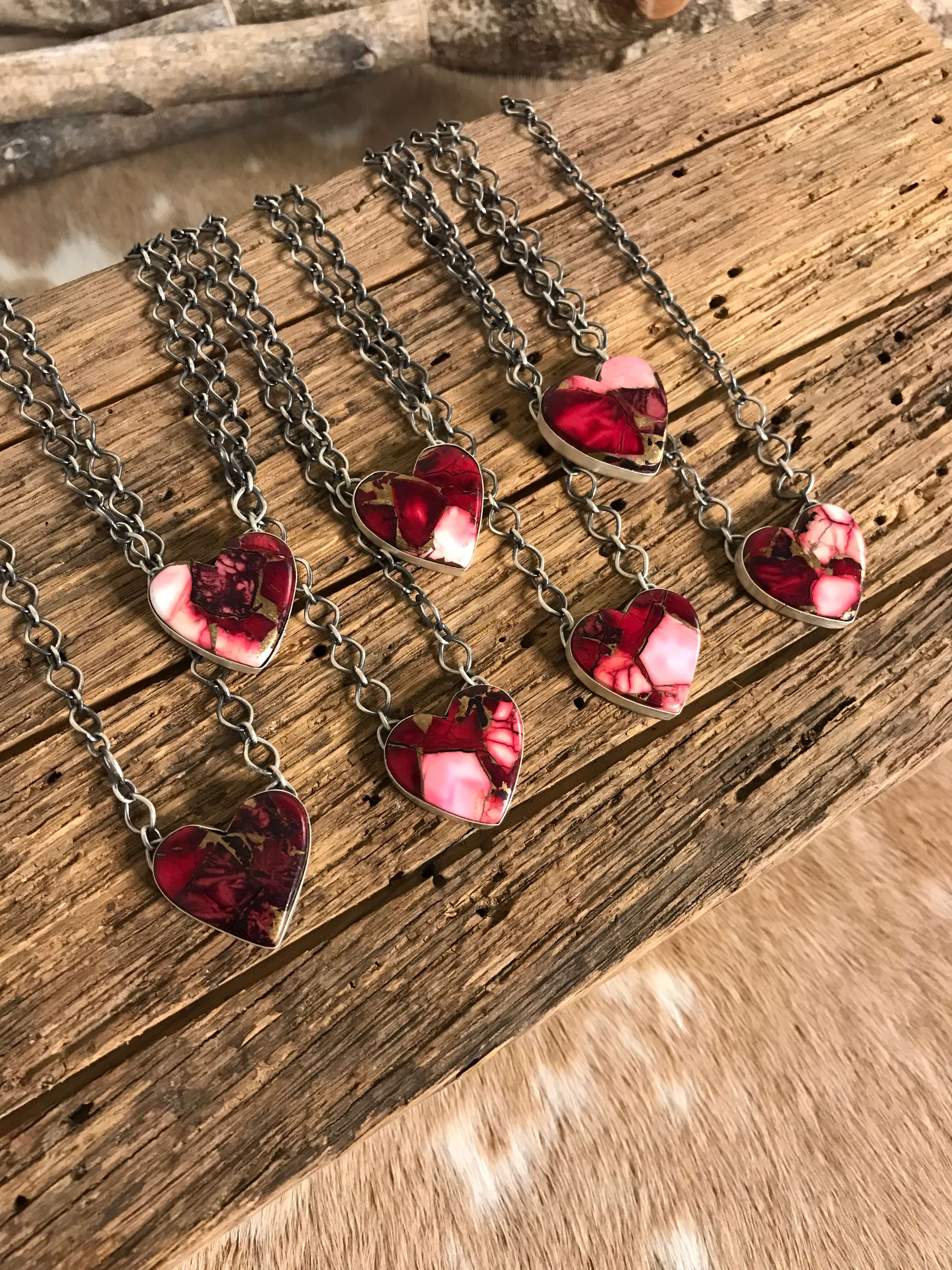 The Laramie Heart Necklaces