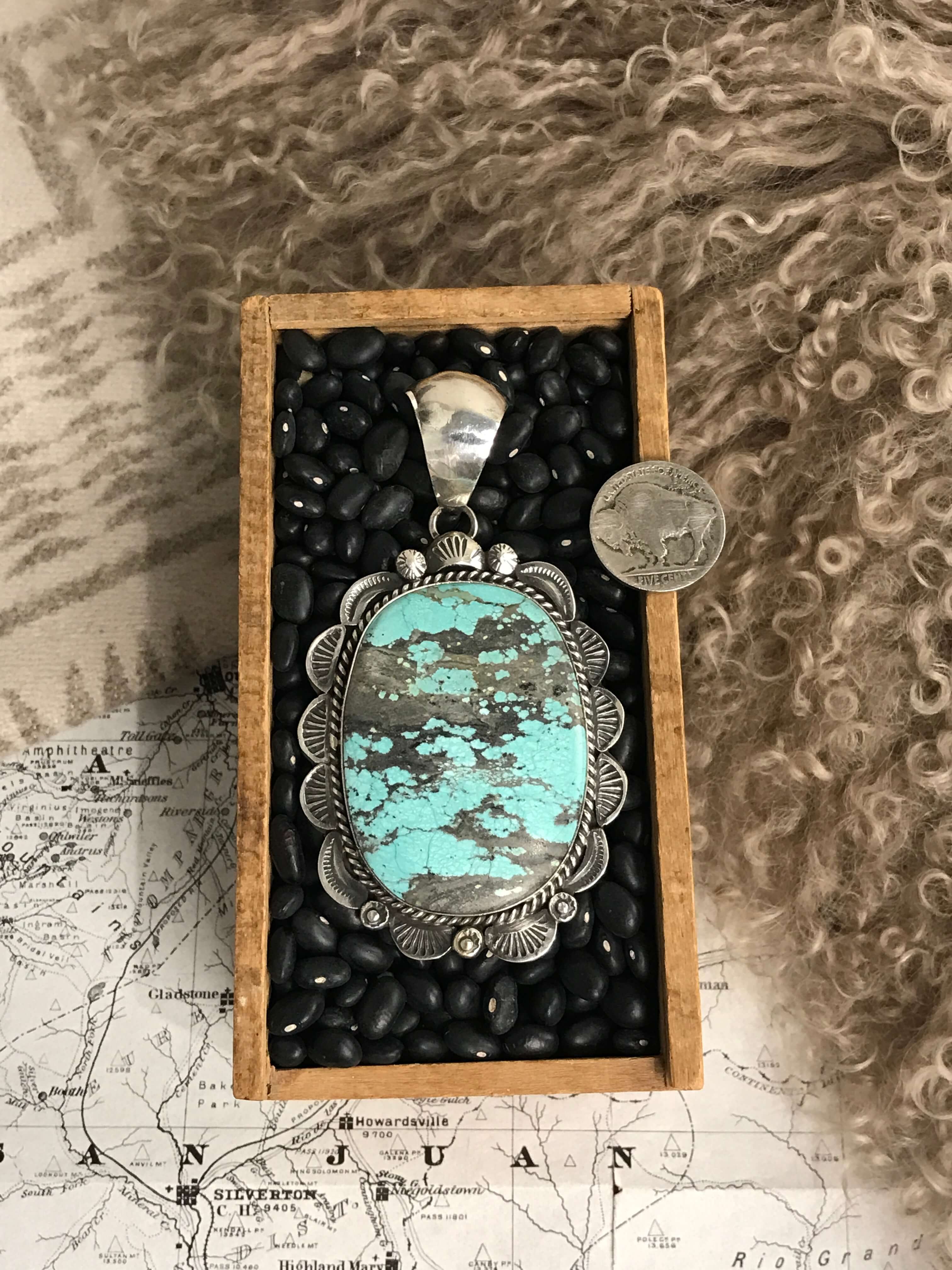 The Lawrence Turquoise Pendant - Image 3