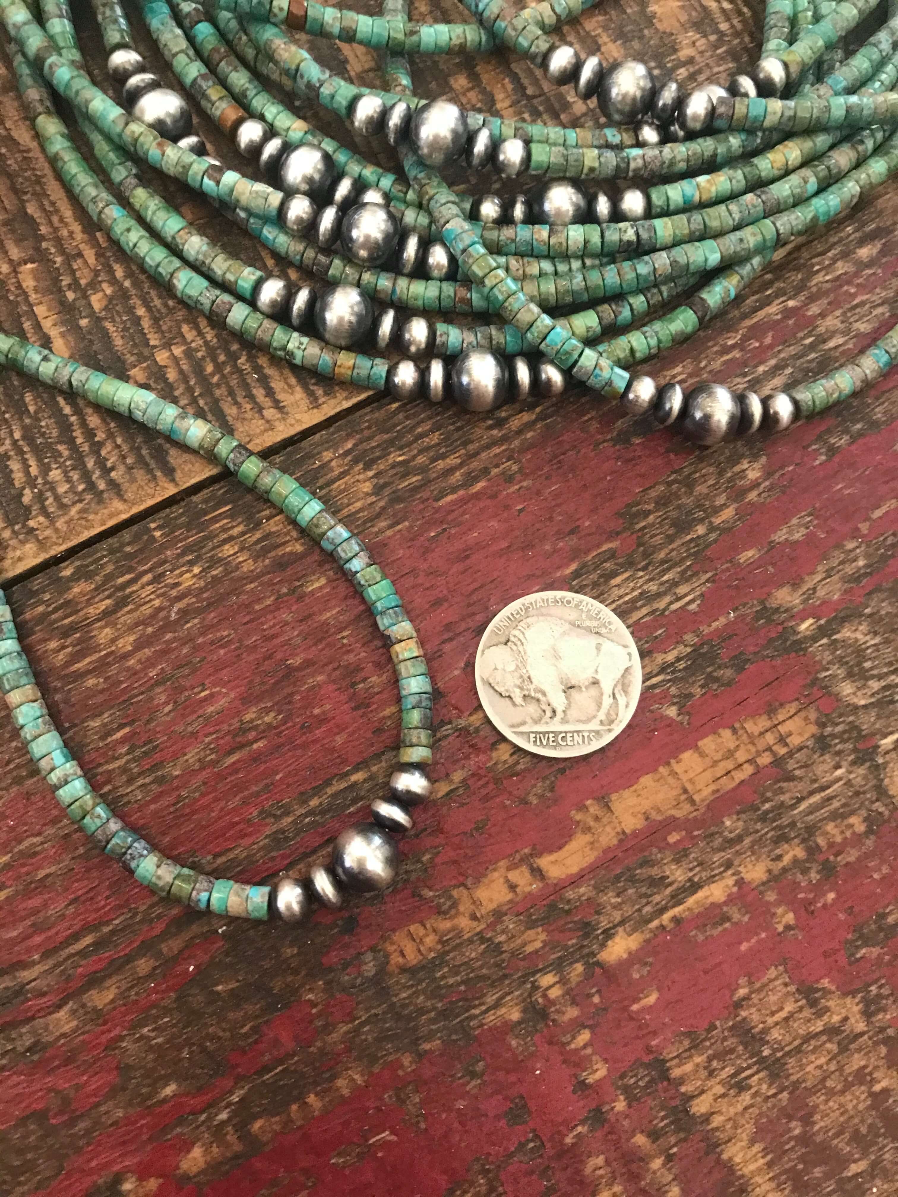 The Lemhi Turquoise Necklace, 18" - Image 3
