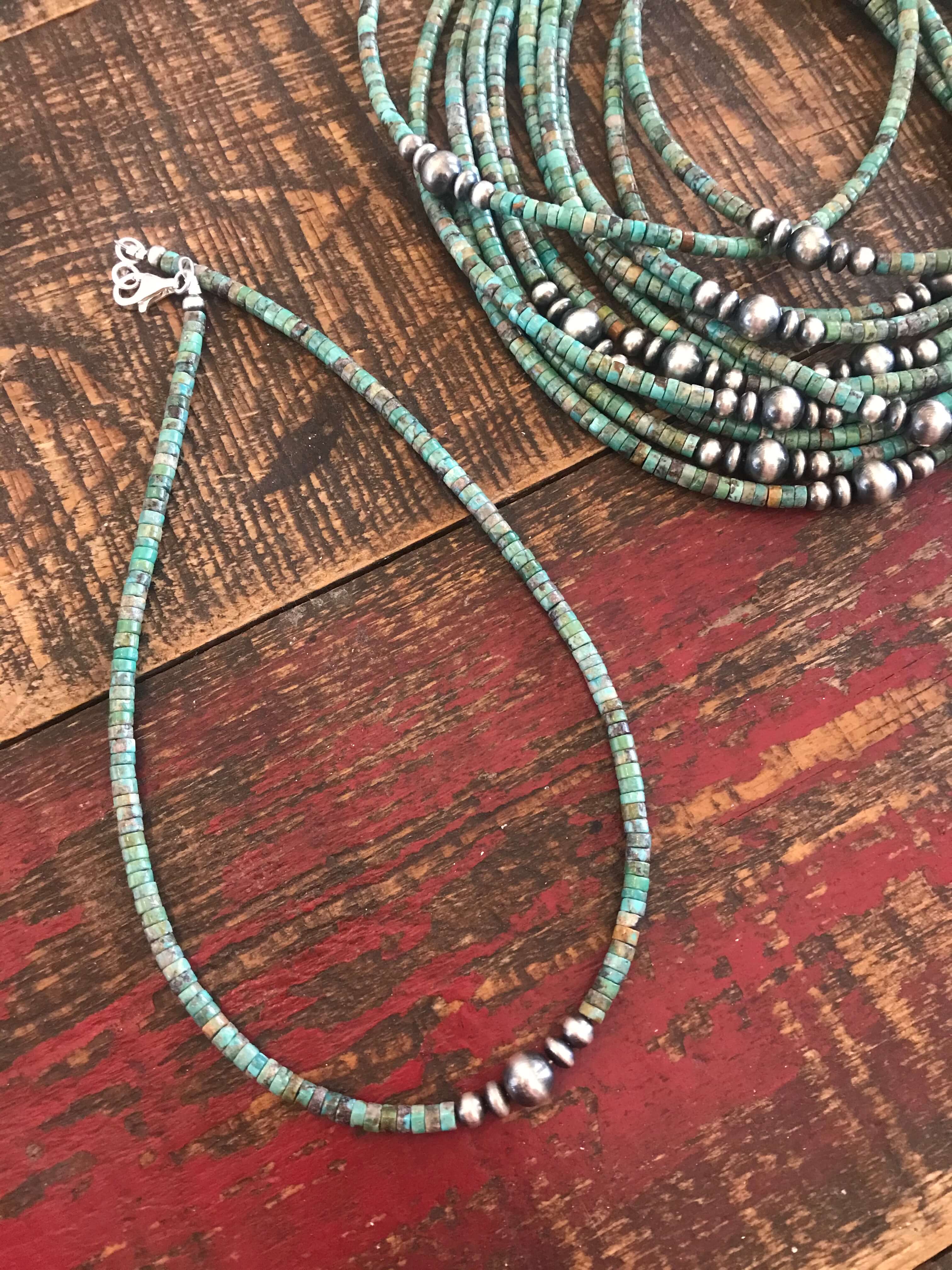 The Lemhi Turquoise Necklace, 18" - Image 4