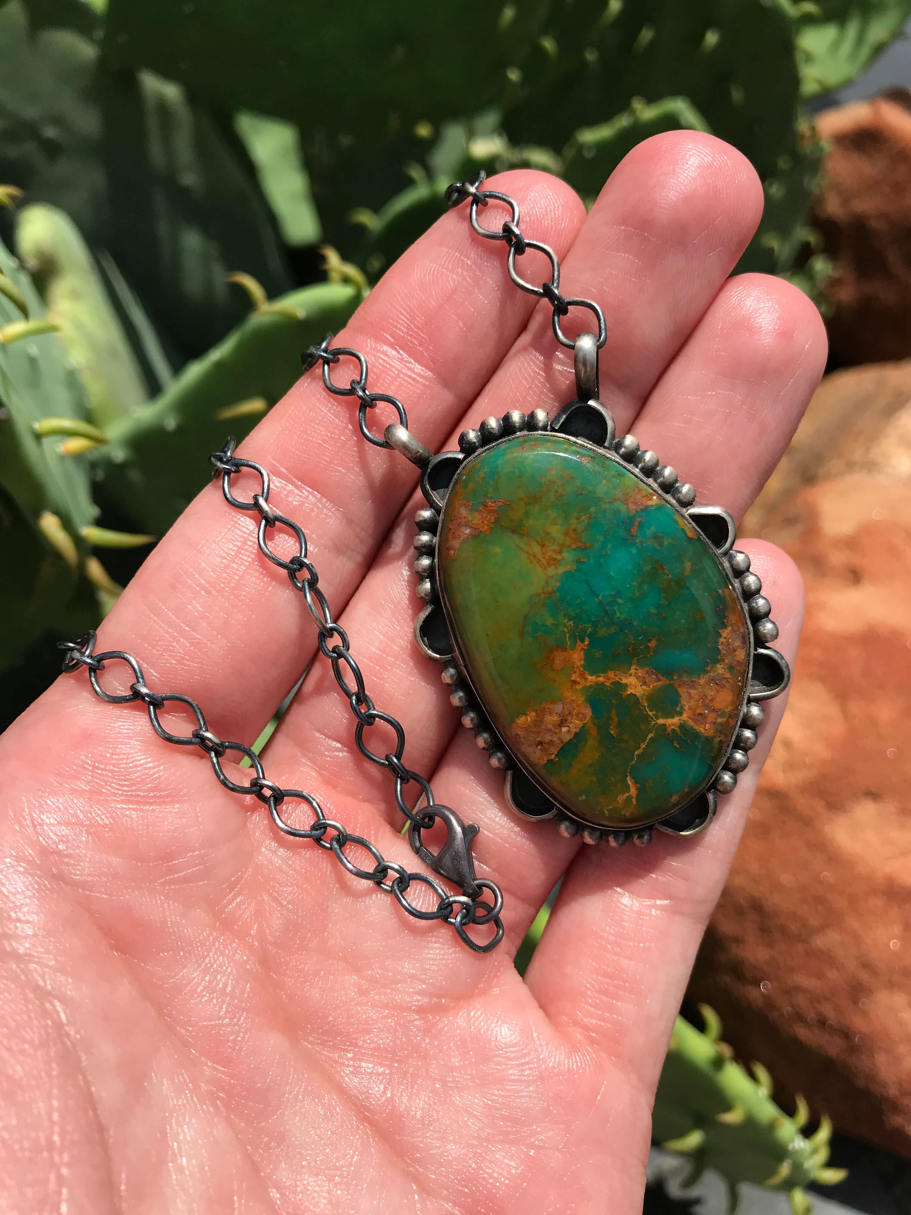 The Linday Turquoise Necklace - Image 4