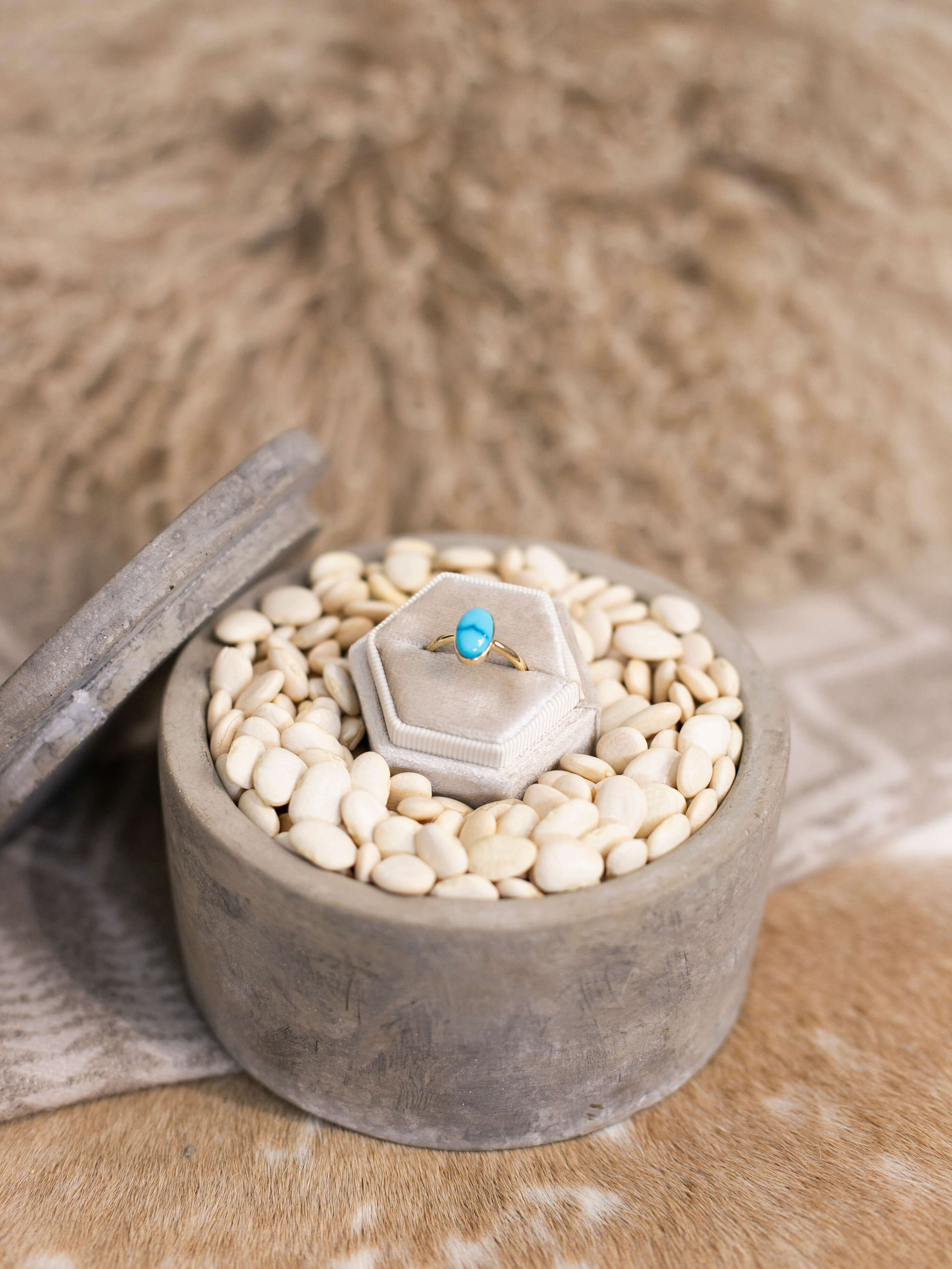 The London 14k and Turquoise Ring 11, Sz 7 - Image 5