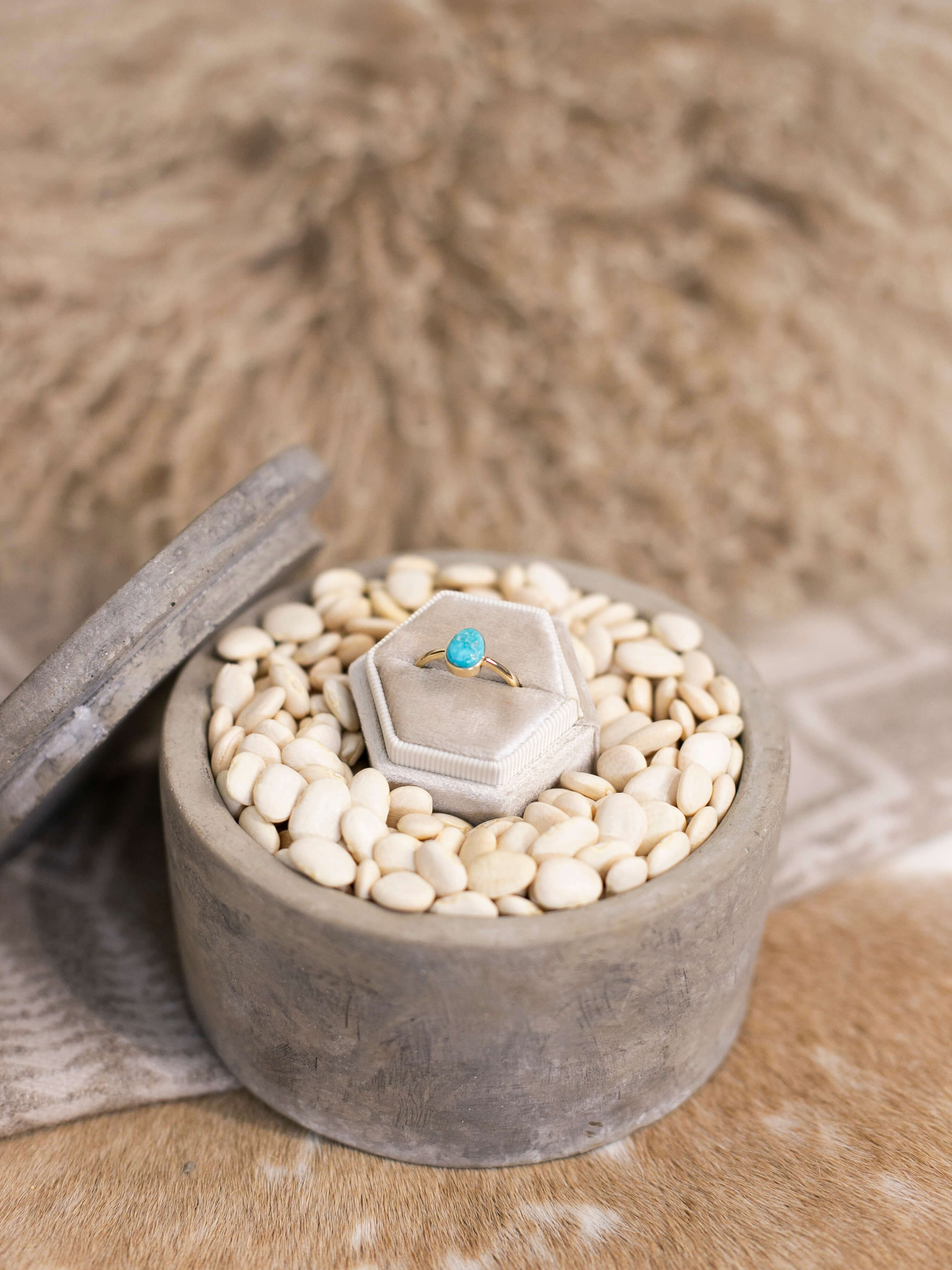 The London 14k and Turquoise Ring 9, Sz 9 - Image 5