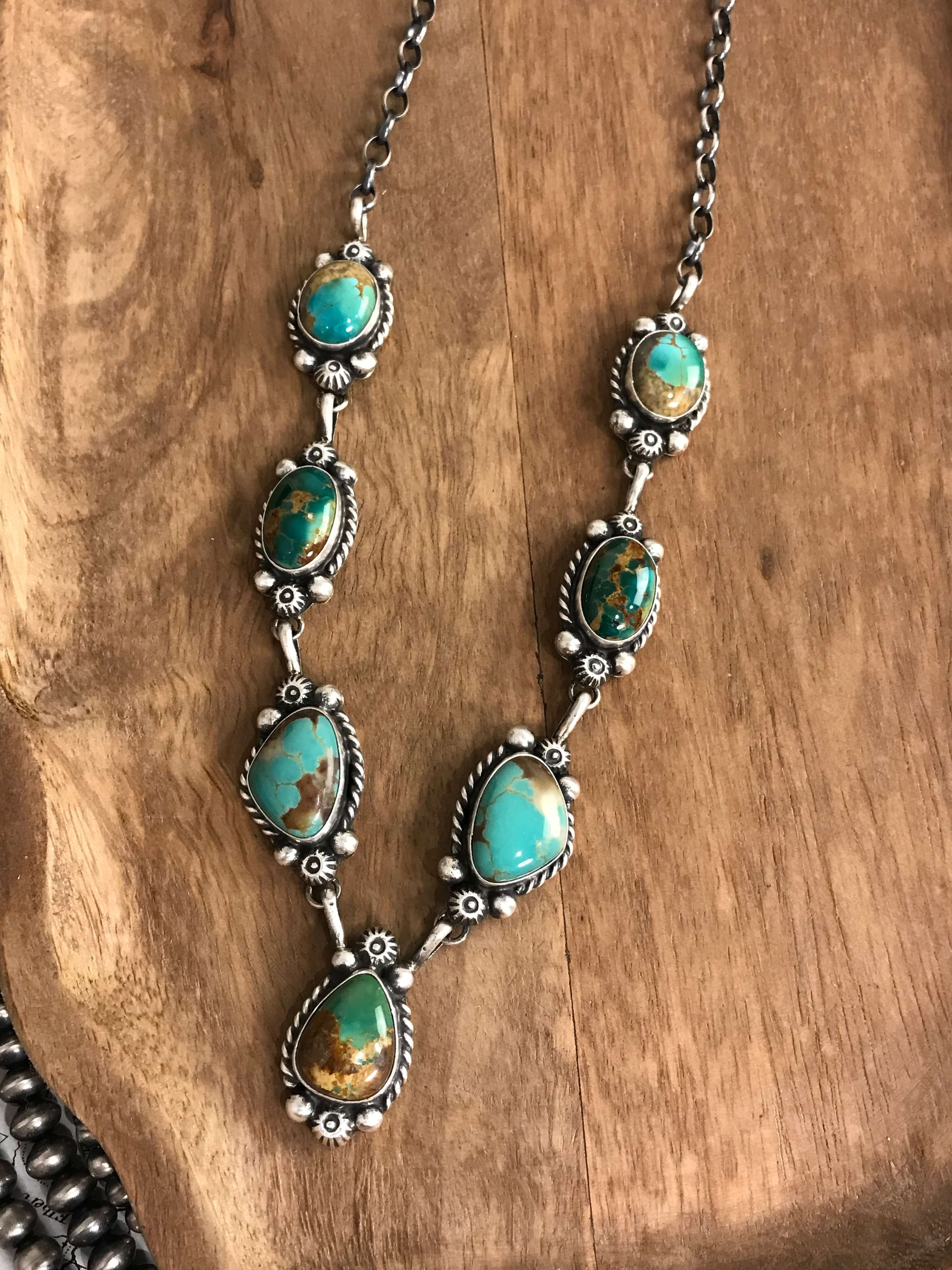 The Mae Turquoise Statement Necklace Set - Image 6