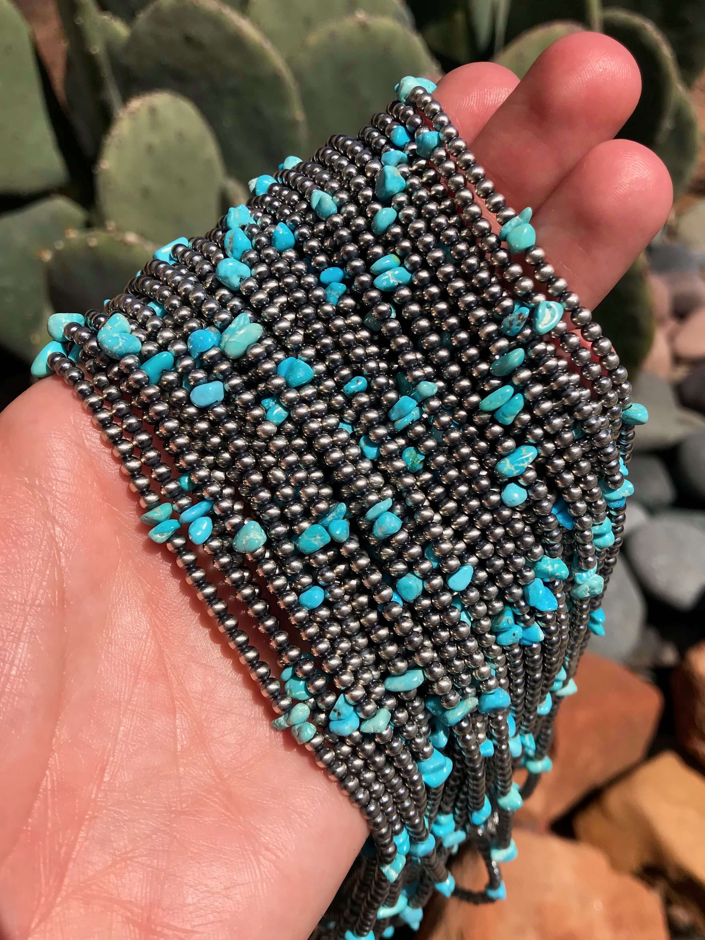 The Maizey Turquoise Necklace, 18" - Image 3
