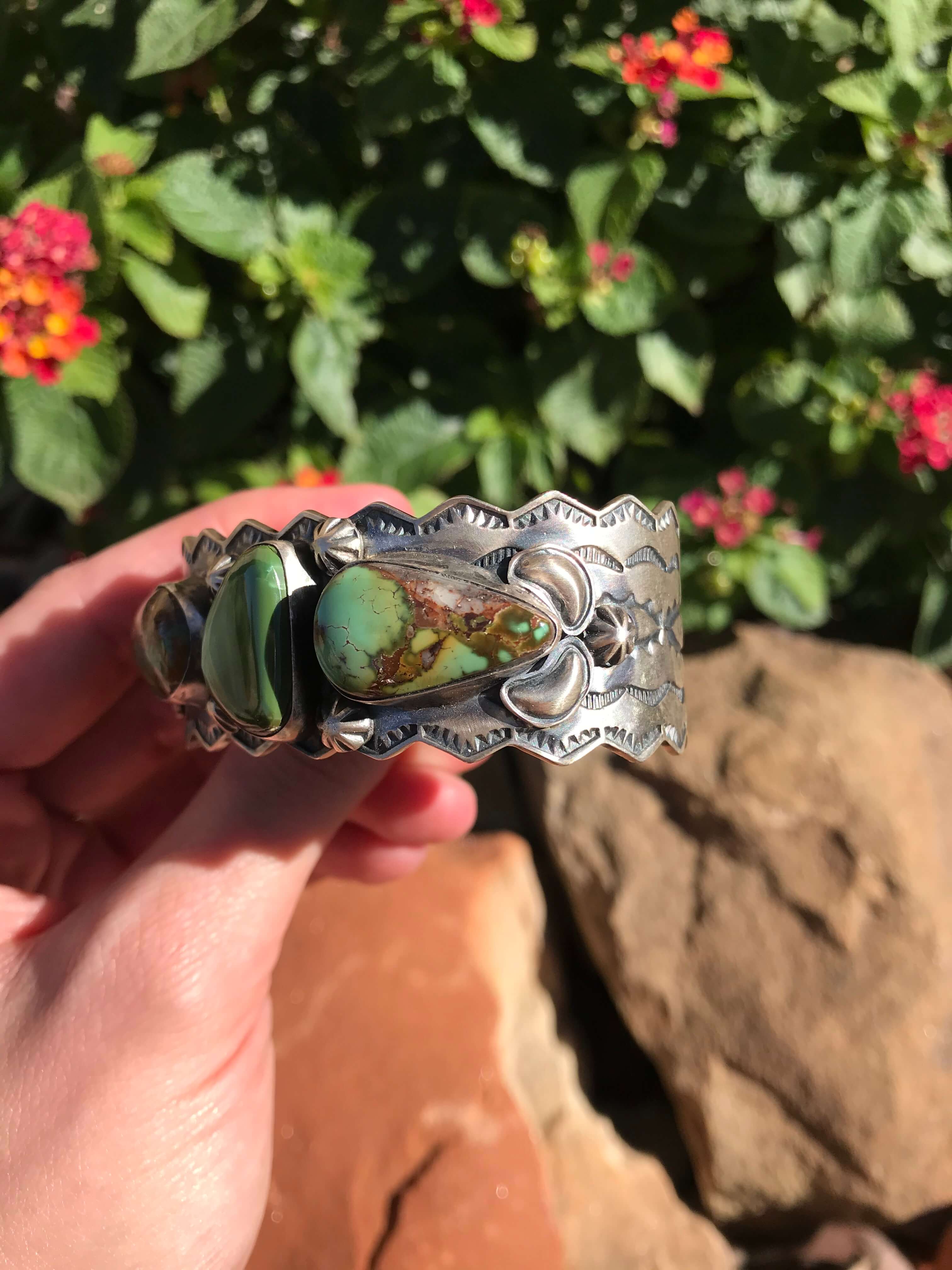 The Marlay Turquoise Cuff - Image 4