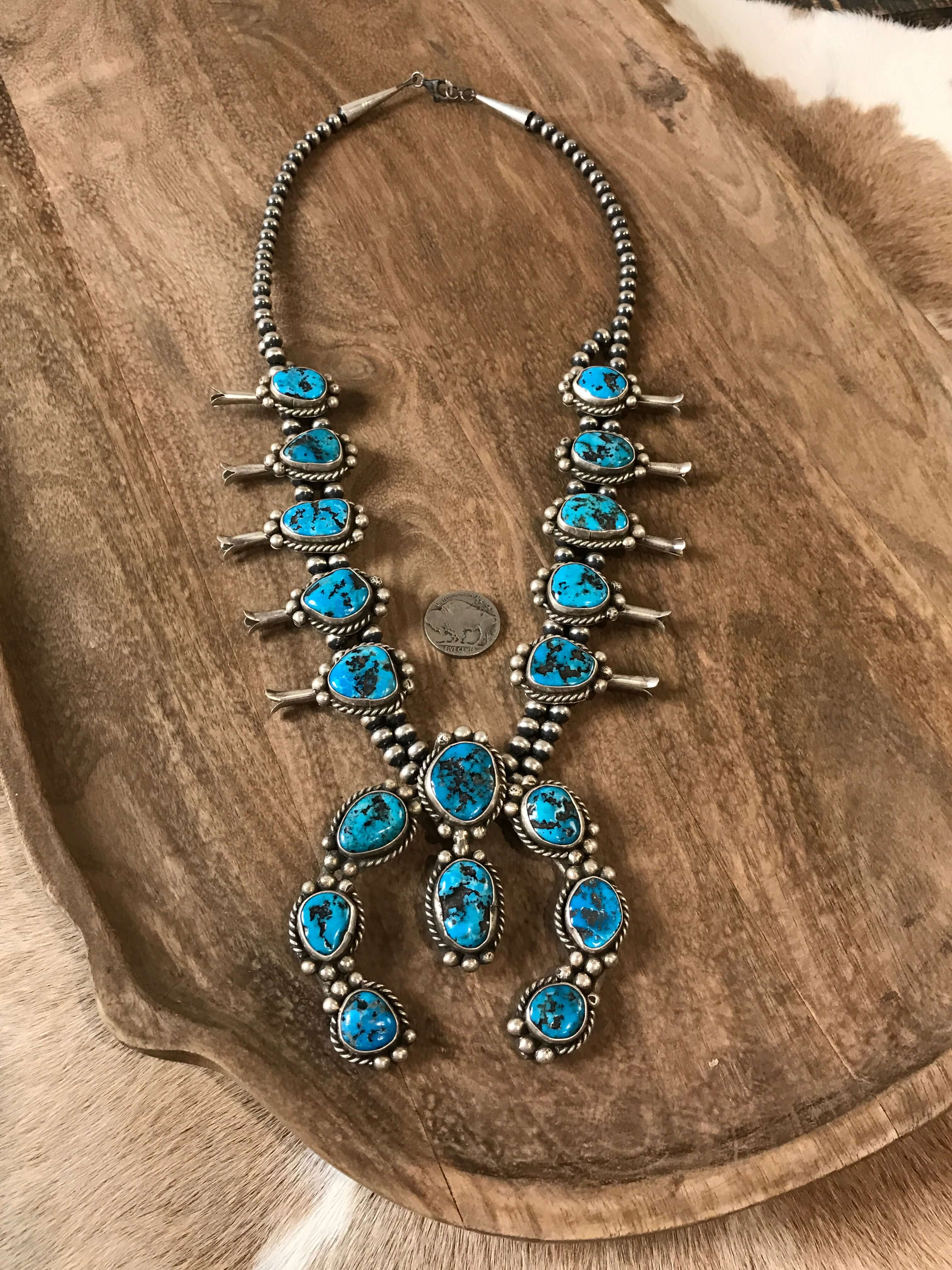 The Mascotte Squash Blossom Necklace Set - Image 5